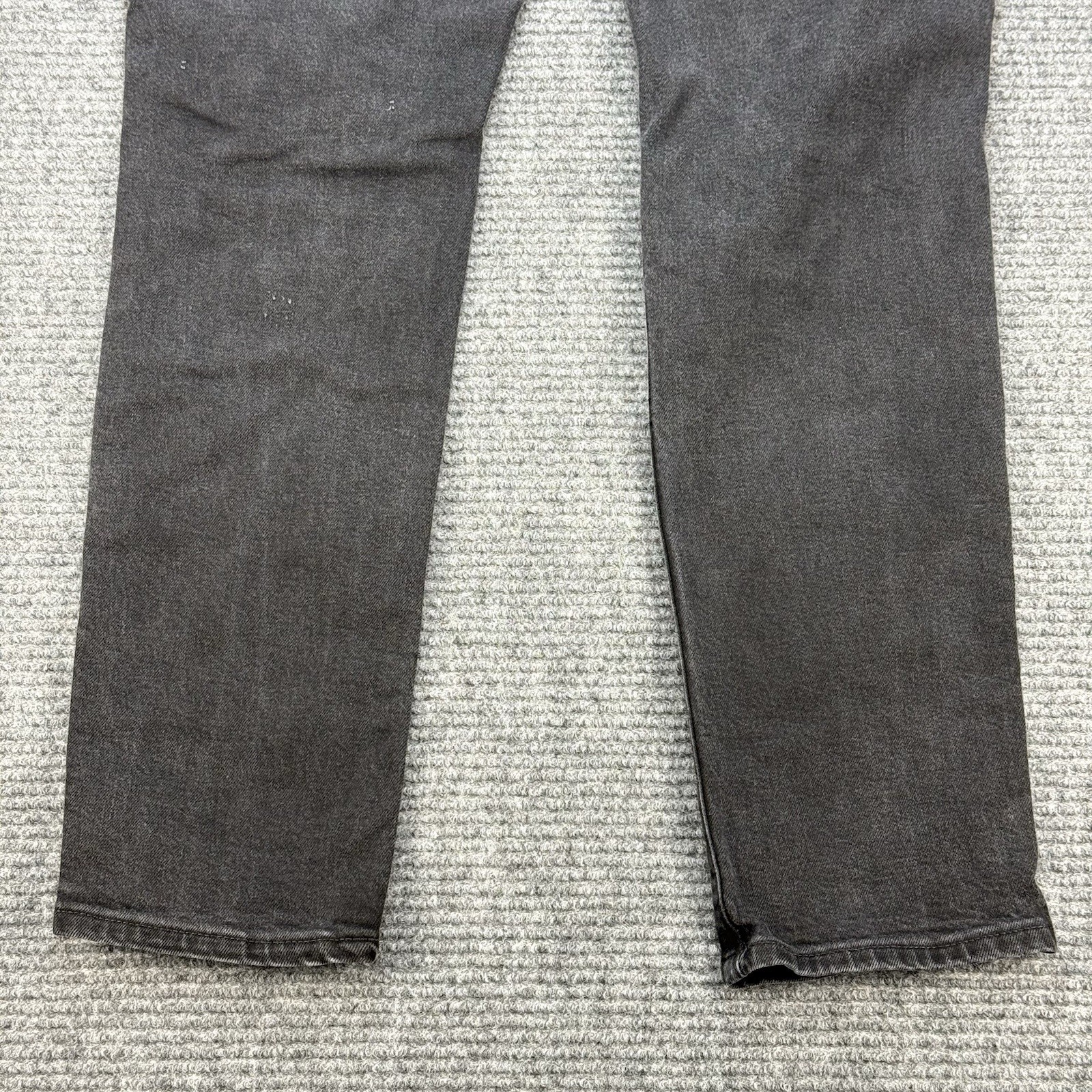 American Eagle AirFlex+ Athletic Skinny Jeans Men 36×32 Black Distressed Stretch