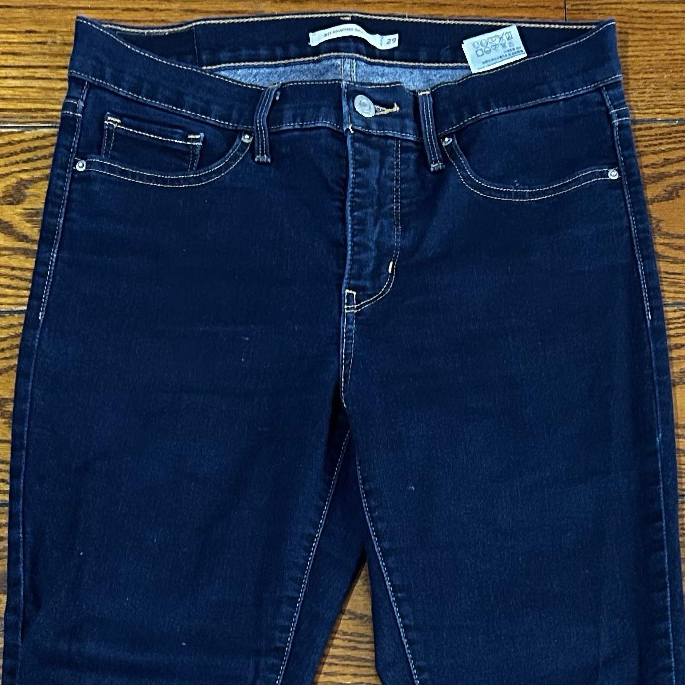 Levi’s 311 Shaping Skinny Jeans Women’s 29 Dark Wash Blue Stretch Denim Pants