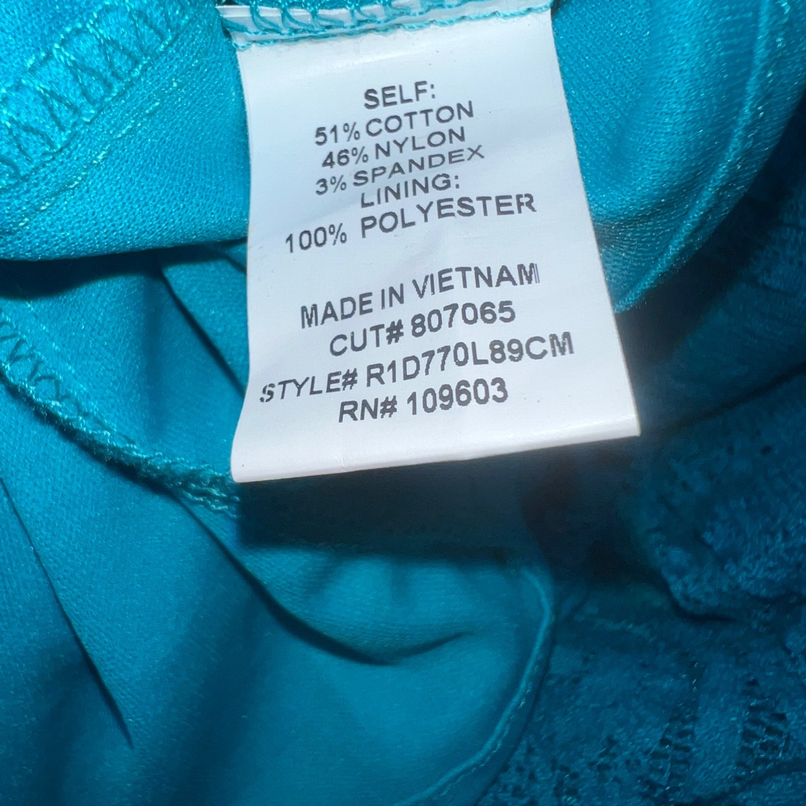 Chris McLaughlin Teal Blue Tiered Lace Sheath Dress Womens Size 18 Turquoise