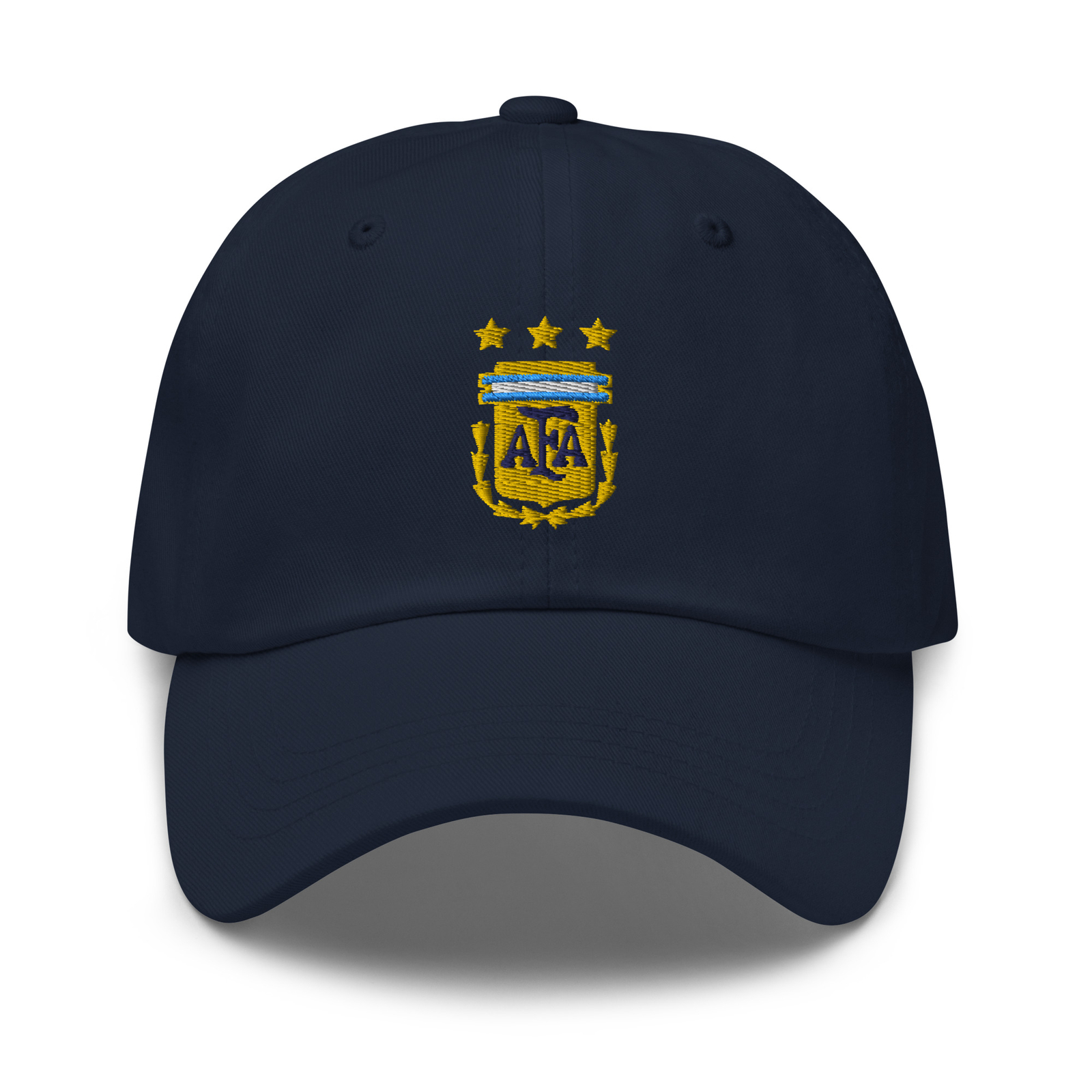 Argentina World Cup Futbol Champion Embroidered Dad Hat Soccer Football Cap