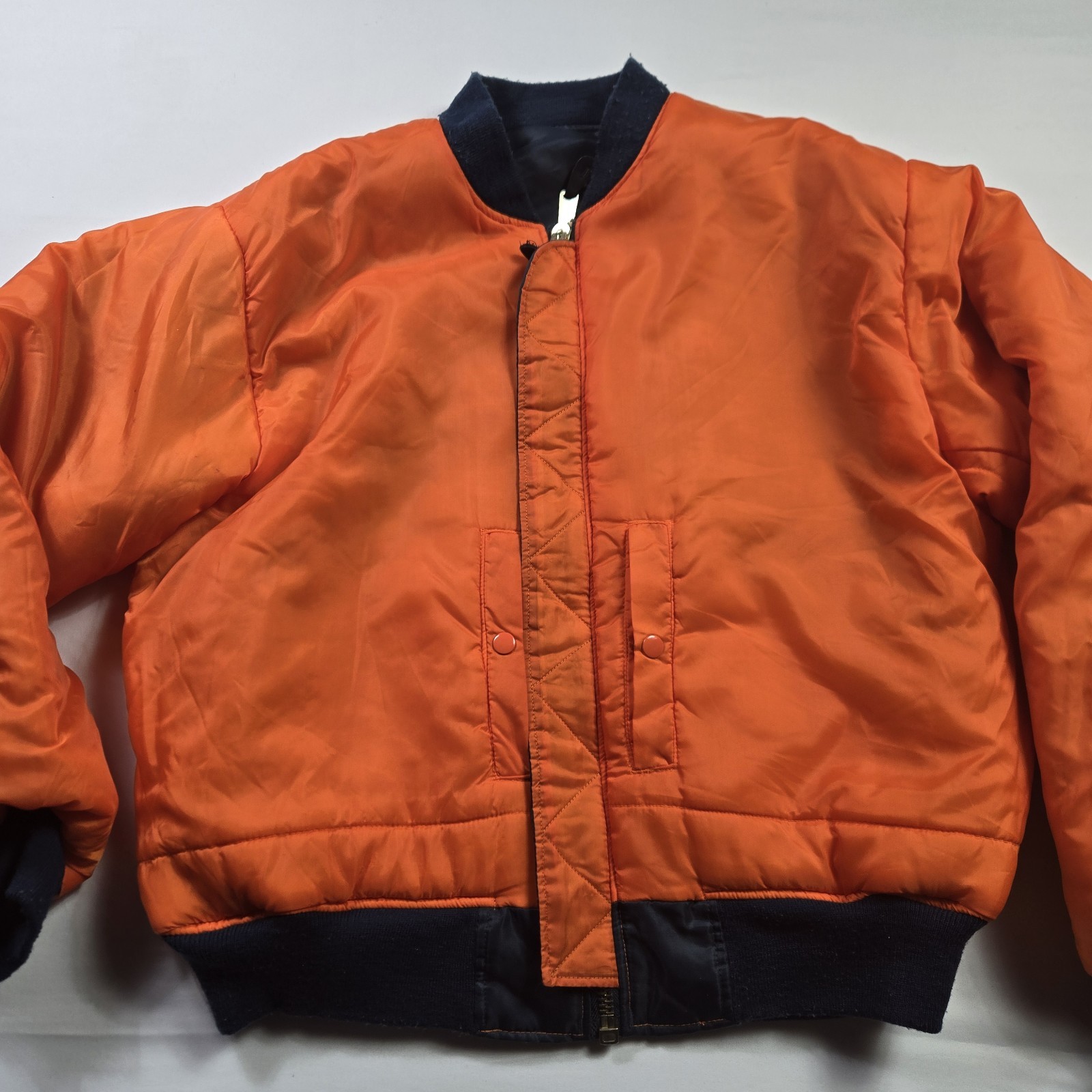 US Armed FORCES Jacket, Flyers Man Intermediate, MA-1 Blue L 8415-00-818-9132