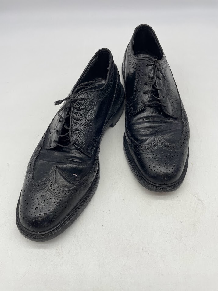 Goodyear Neolite Men’s WingTip Dress Shoes Black Round Toe Lace Up Size 7D