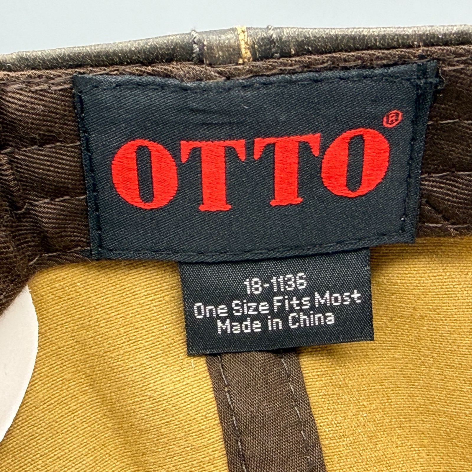 Otto Mineral Washed Wax Coated Brown Adjustable Baseball Cap Hat – NEW
