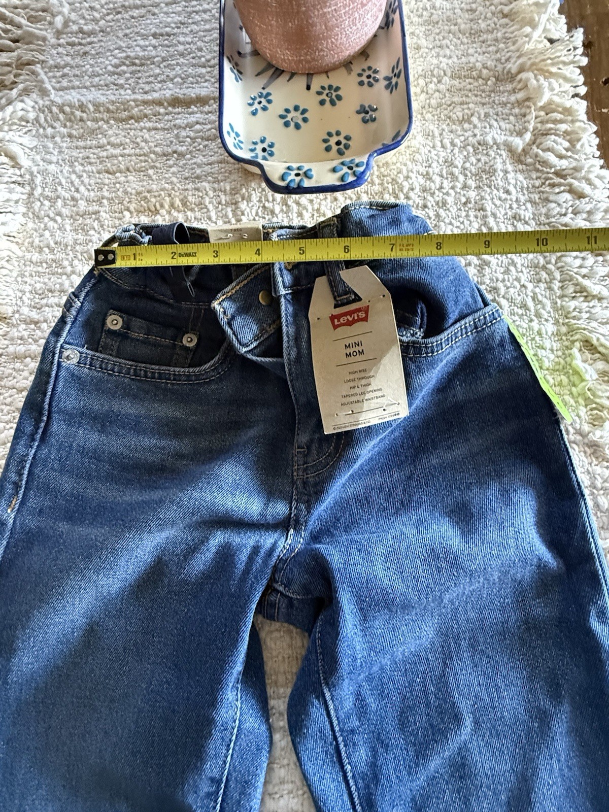 Mini Mom Stretch 7 Reg High Rise 7 Reg Levi Jeans Girls NWT Repreve Free Ship