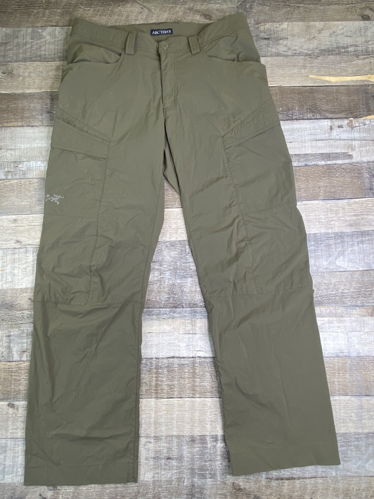 Arcteryx Rampart Pants 32×32 Men’s Green Lightweight Stretch Nylon Hiking Rugged