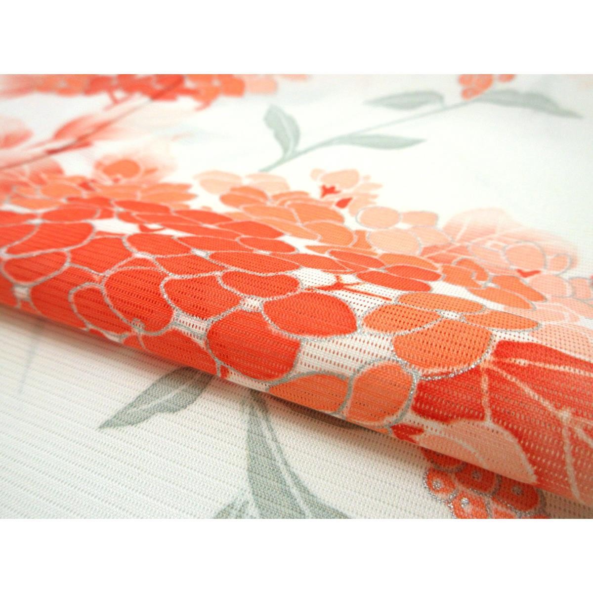 Authentic Synthetic fiber, unlined, ro-weave visiting kimono [Kimono Ei] #26…