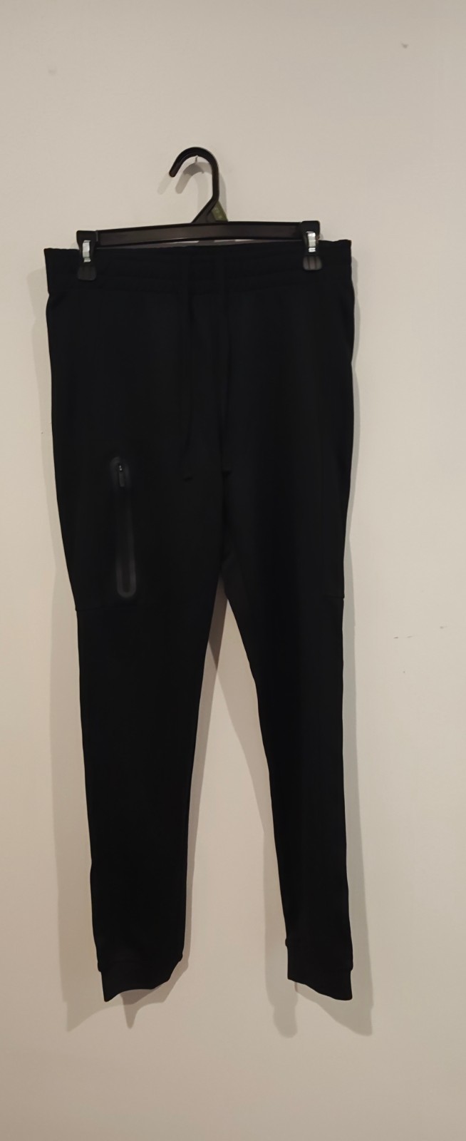 CSG Champs Sports Mens Small Black Tech Fleece Active Joggers Zip Pocket S