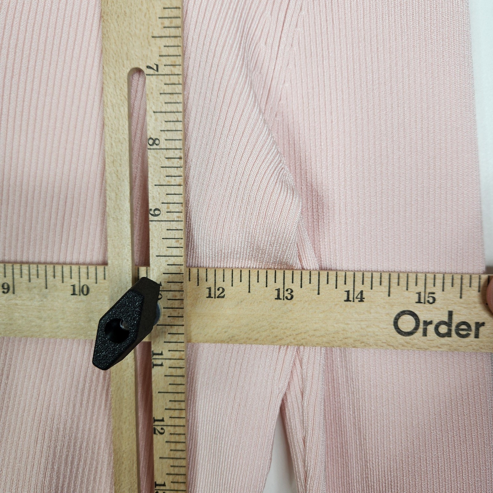 ELIZABETH AND JAMES Sweater Womens Small Pink Willow Ribbed Bell Sleeve Pullover