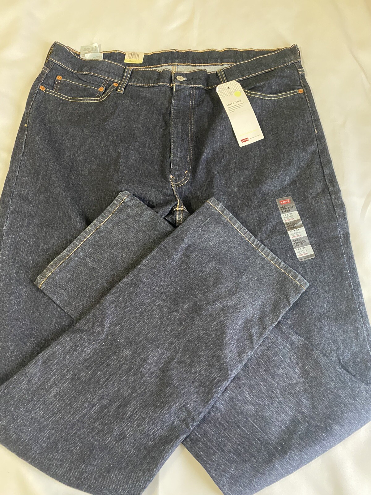 Levi’s Men’s Big and Tall 541 Athletic Taper Jean Cleaner – Stretch 42W x 38L