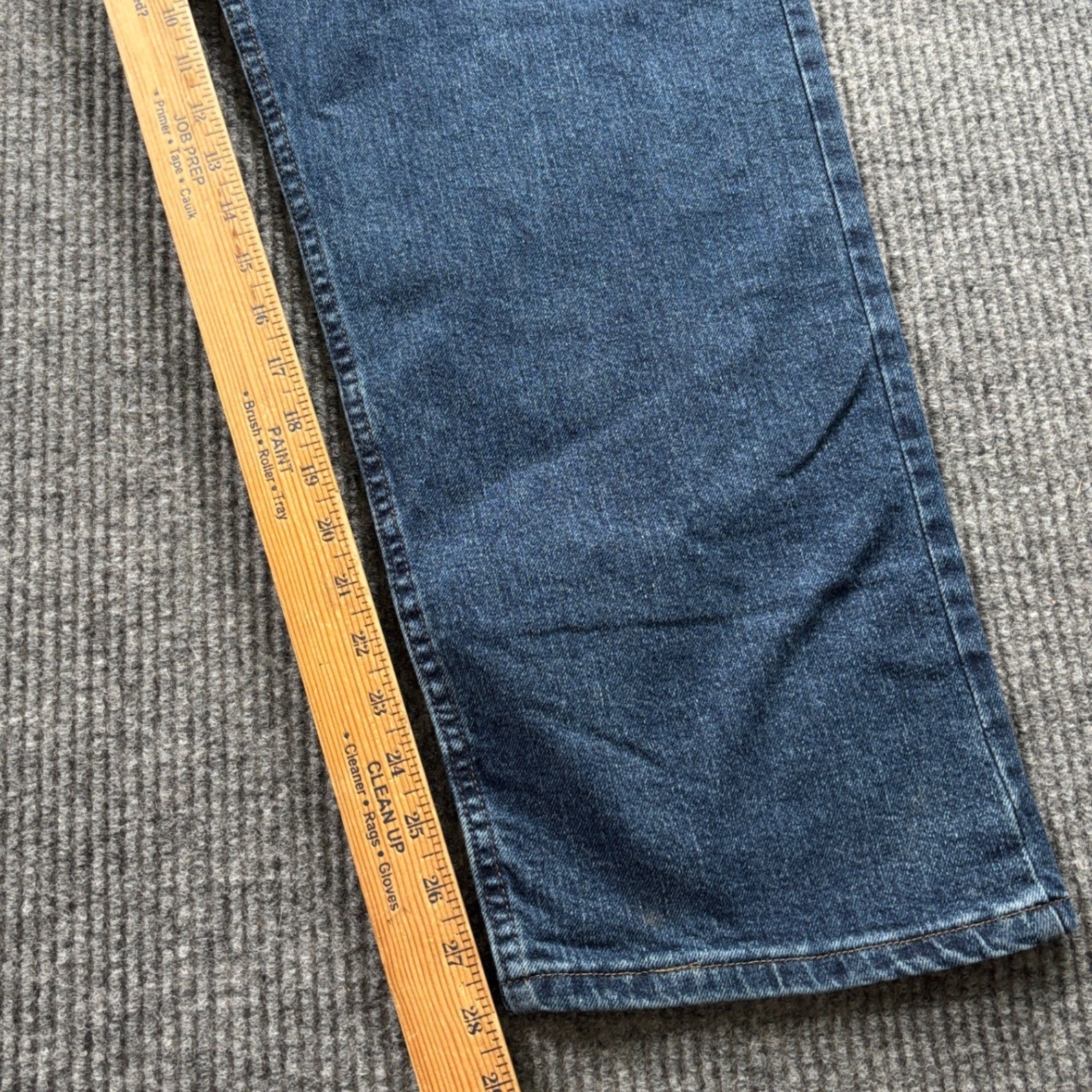 Wrangler Regular Fit Jeans Men 44×28 (Tag 44×30) Dark Wash Comfort Flex Waist