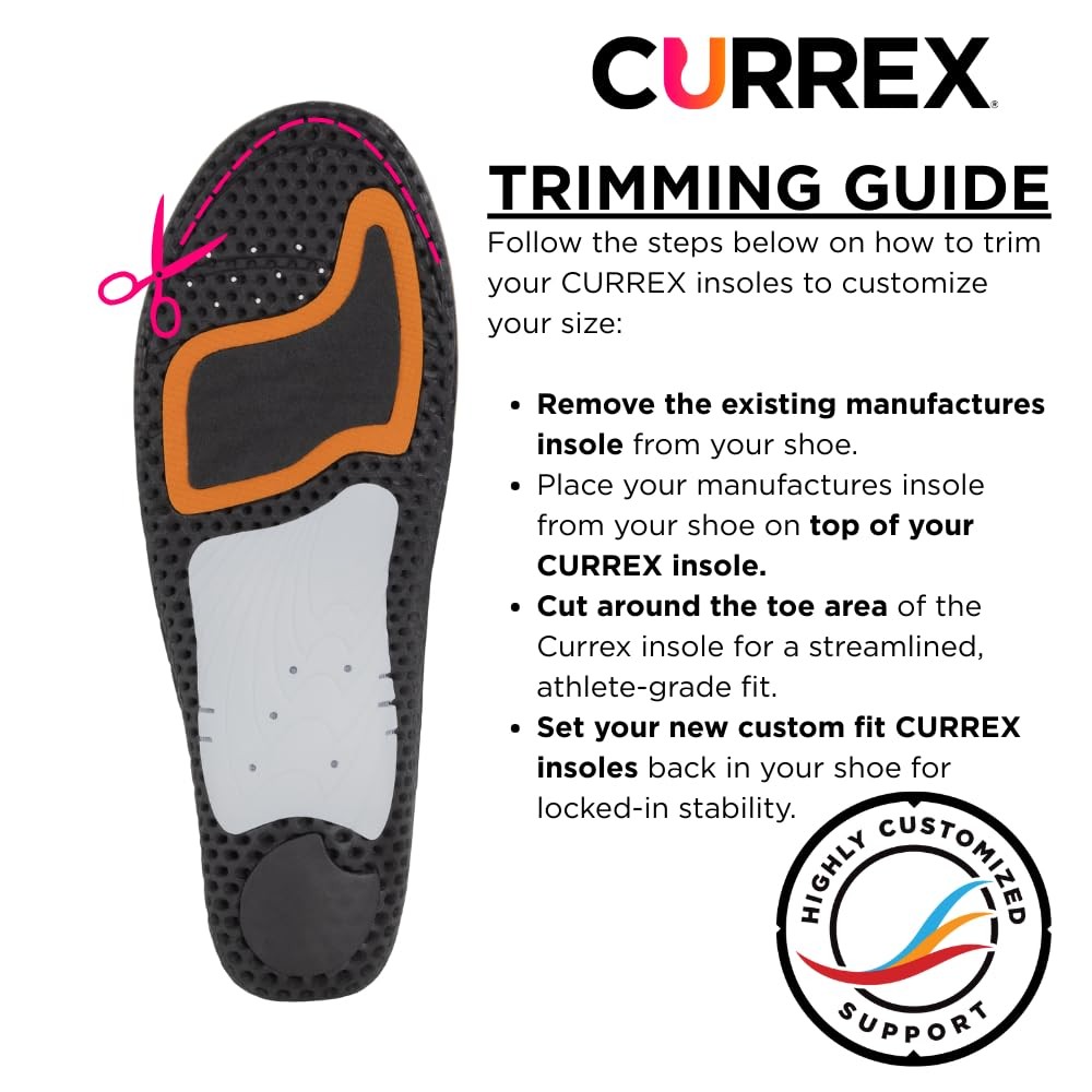 PICKLEBALLPRO Insoles for Pickleball Shoes – Arch Support Inserts w/Super Gri…
