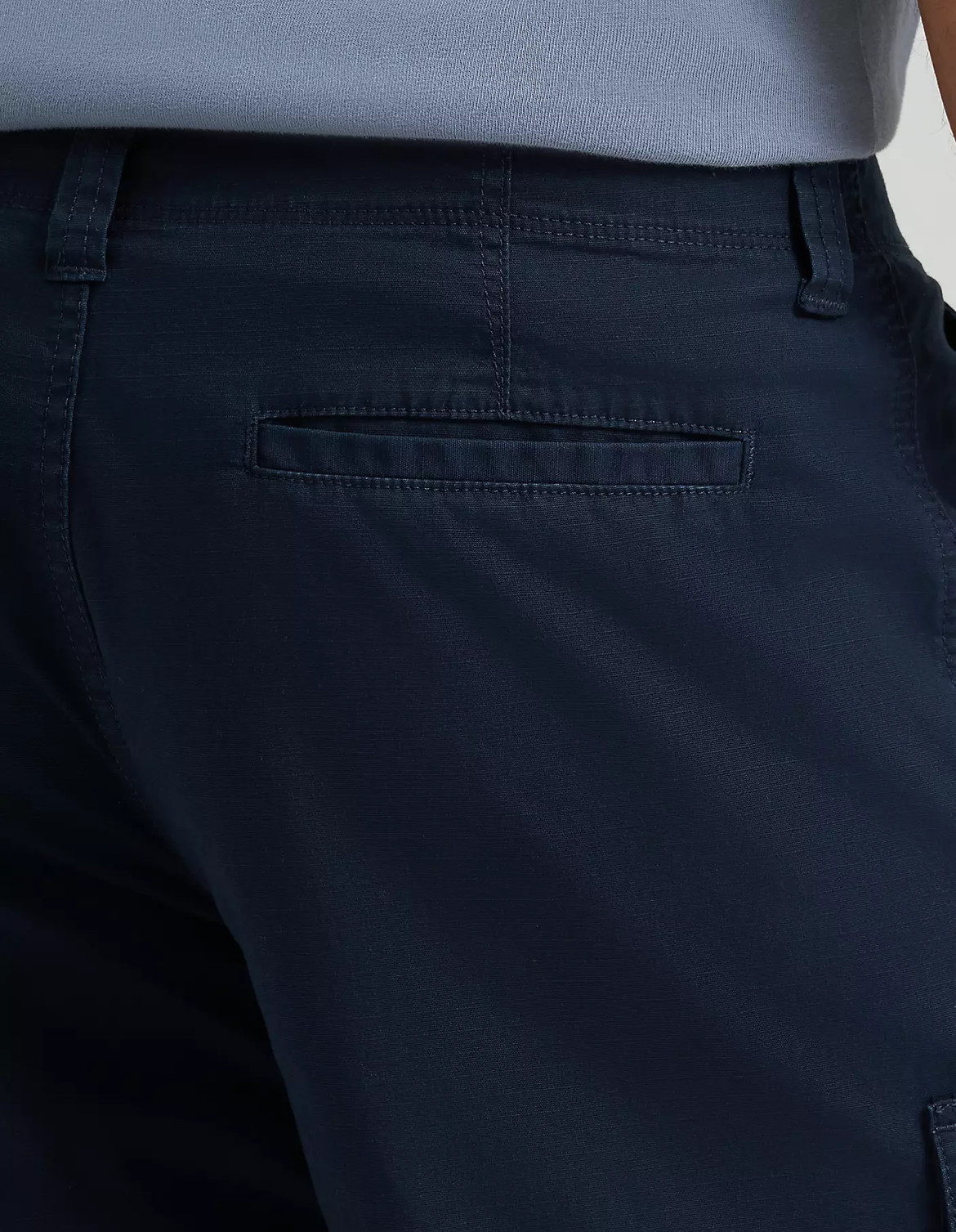 Mens Wrangler Cargo Shorts w Stretch Above Knee Relaxed Fit Blue Green Khaki Tan