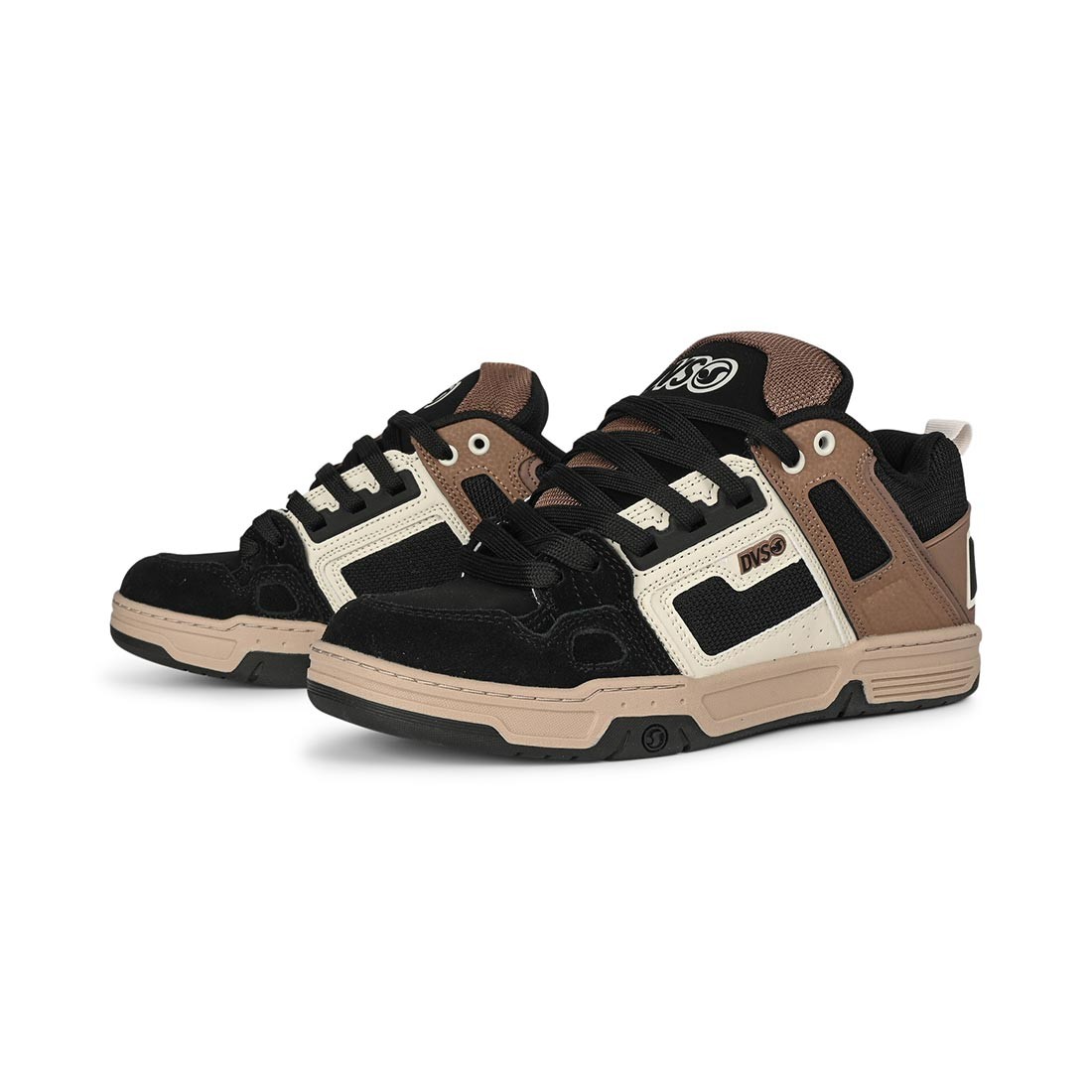 DVS Comanche Skate Shoes – Black/Taupe/Brown
