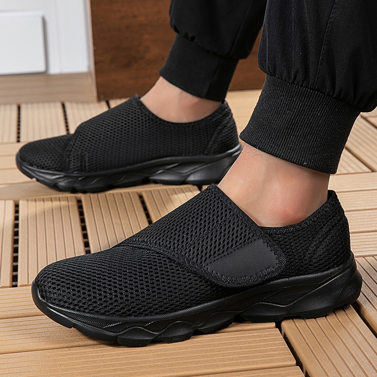 Orthopedic Walking Shoes Wide Fit Diabetic Comfortable Adjustable Casual