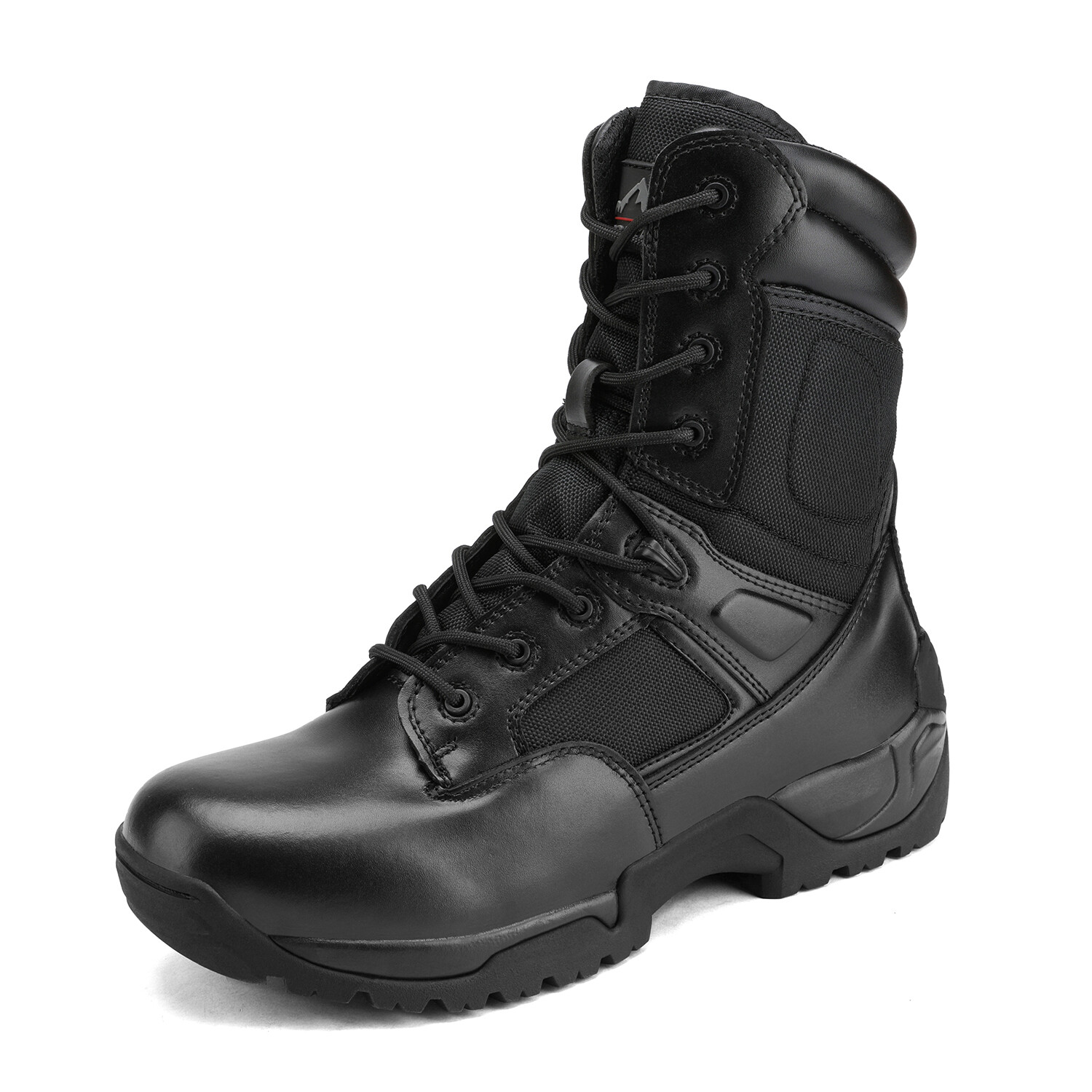 NORTIV 8 Men’s Military Tactical Work Boots Breathable Motorcycle Combat Shoes