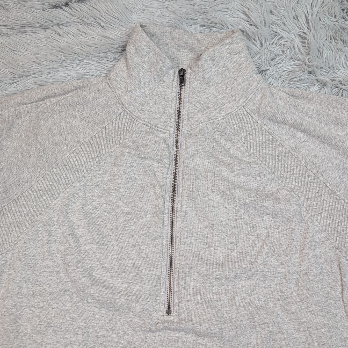 BKE Sweatshirt Womens XL Gray Half Zip Active Outdoors Pockets Comfort Casual