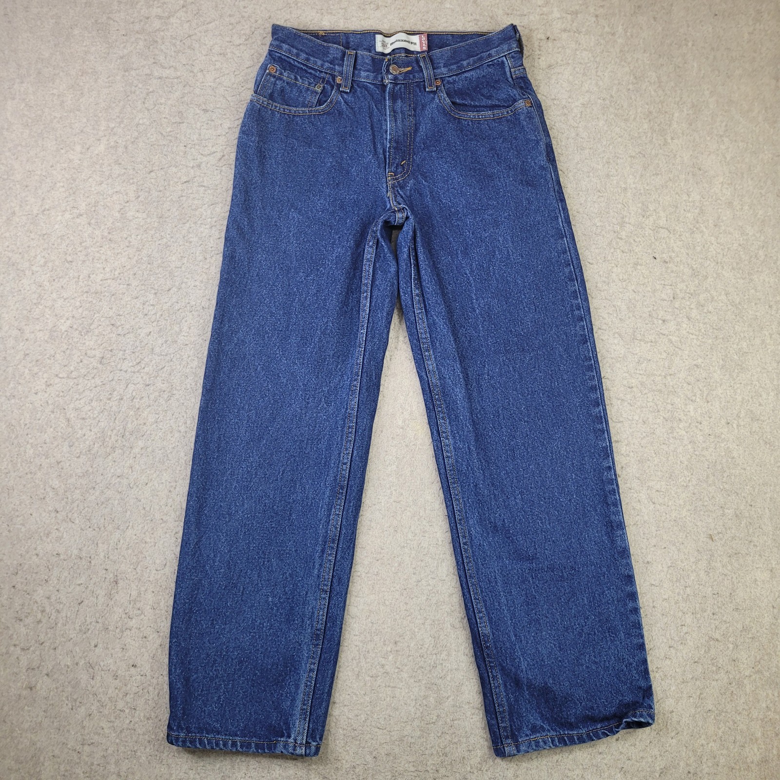 Levis 550 Relaxed Fit Med Wash Denim Jeans Youth Size 18 Reg 27×29