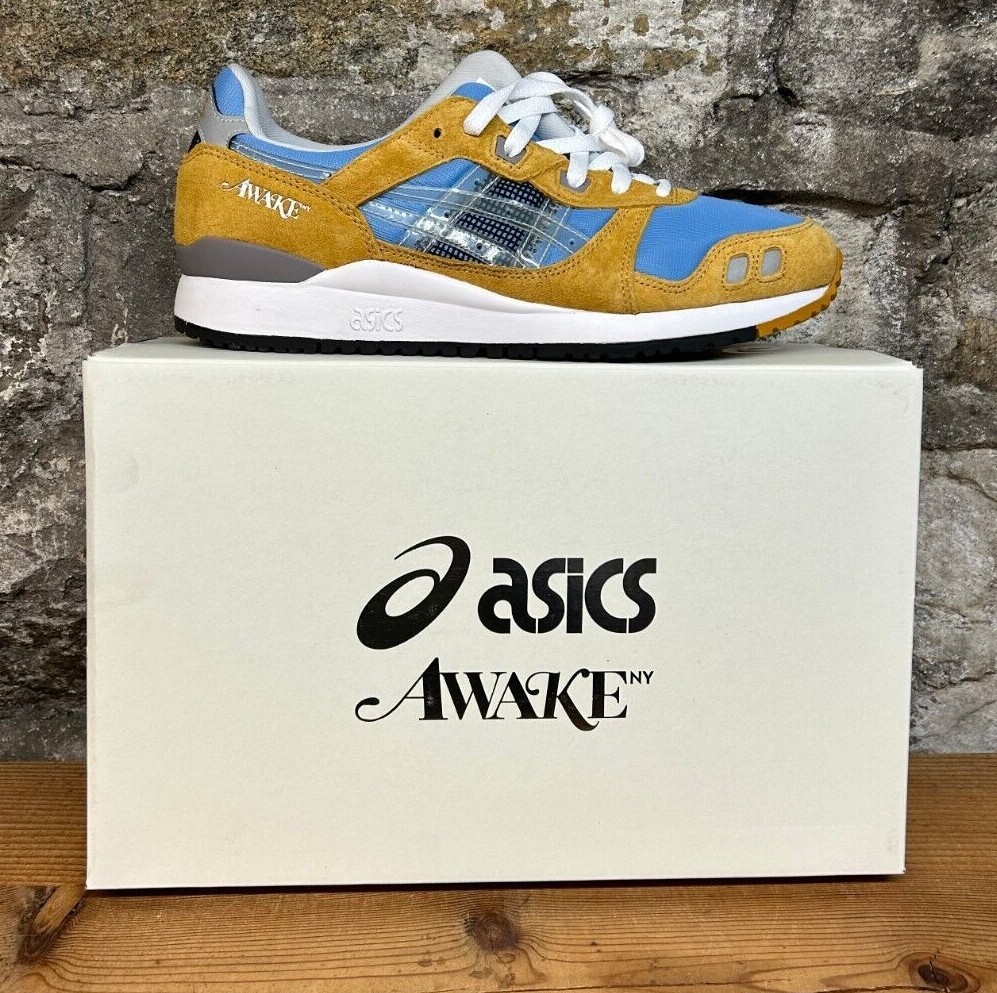 ASICS GEL-LYTE III OG “AWAKE NY” 1201A568-400 Della Robia Blue New In Box