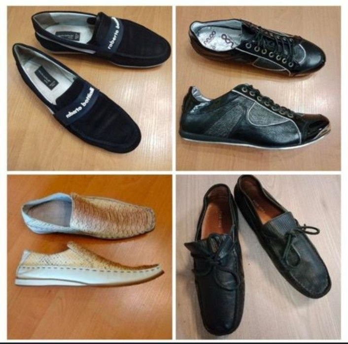 Men ECCO boots black leather 41
