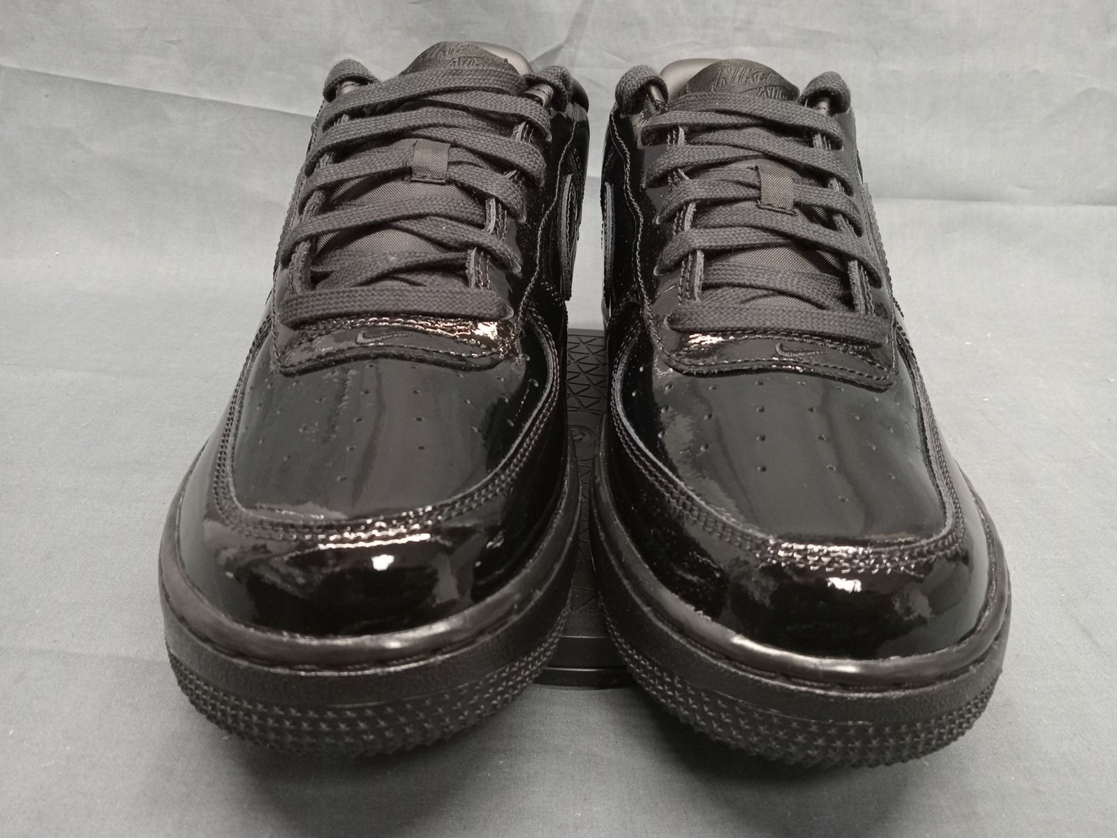 Nike Air Force 1 Low ’07 Premium Black Patent Men’s Size 9.5 NEW NO BOX!