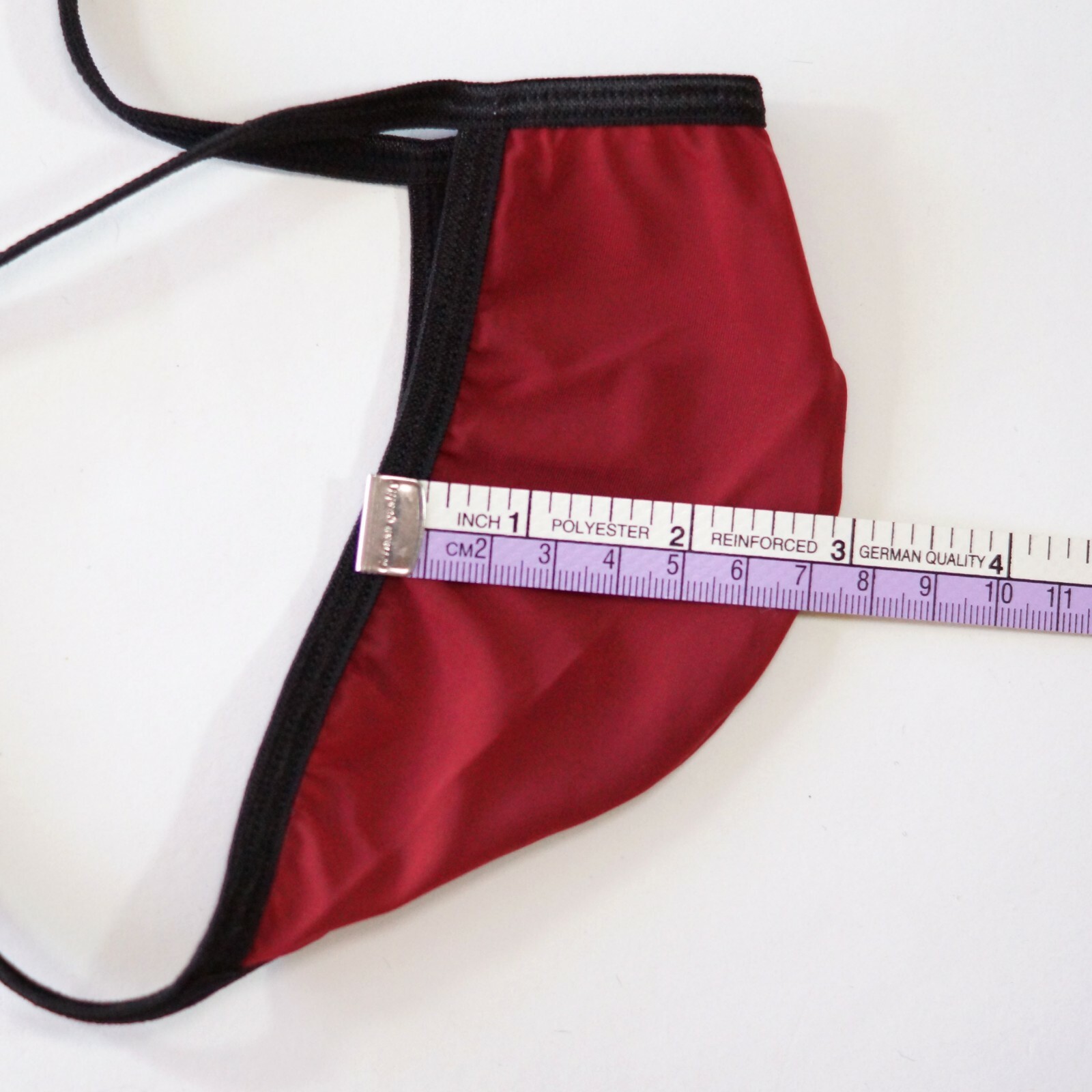 K7992 K799 Mens Triangle Back String Posing Thong Contoured Pouch Silky Soft