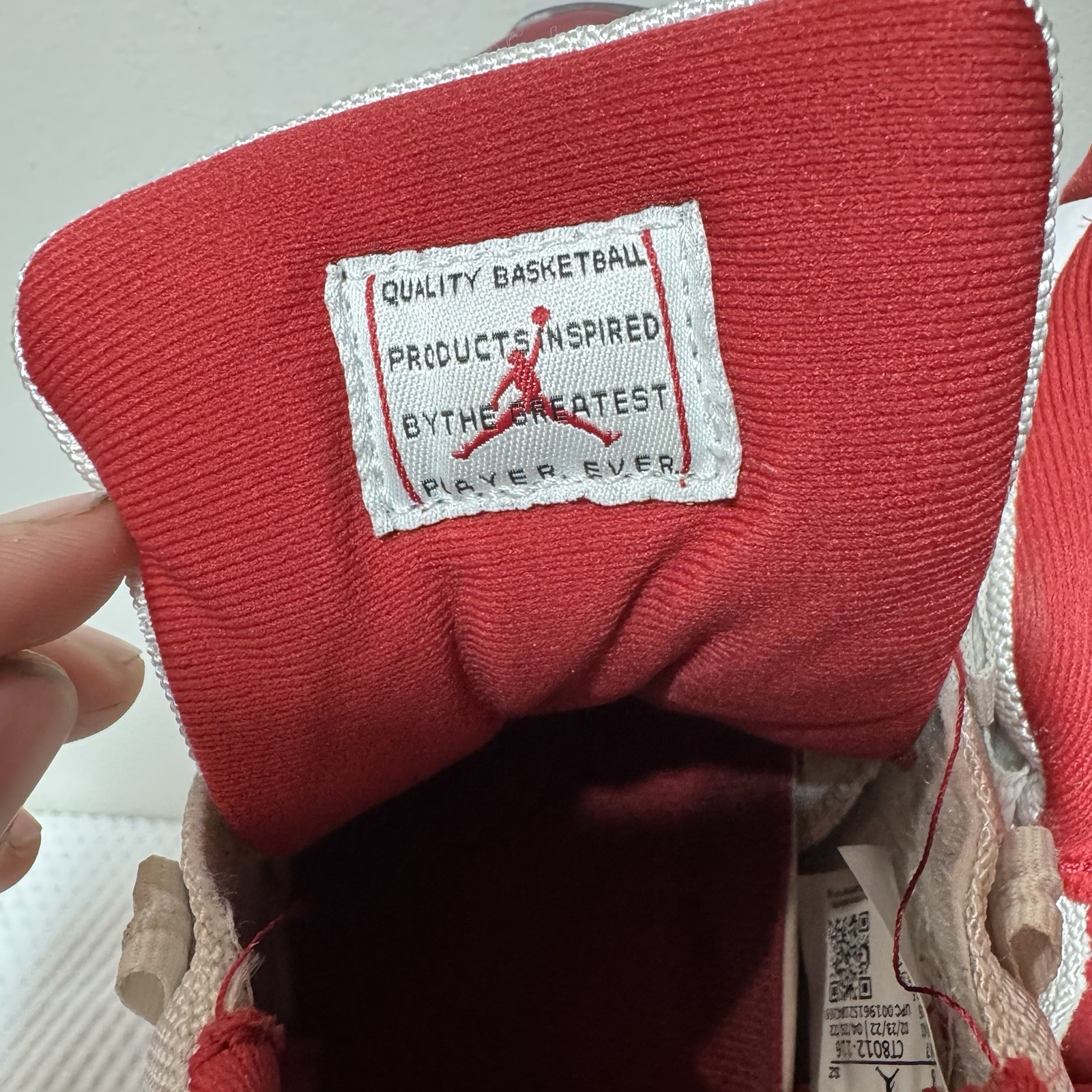 Jordan 11 Retro High Cherry 8 Pre-Owned CT8012-116 Red White W Box Lace Issue