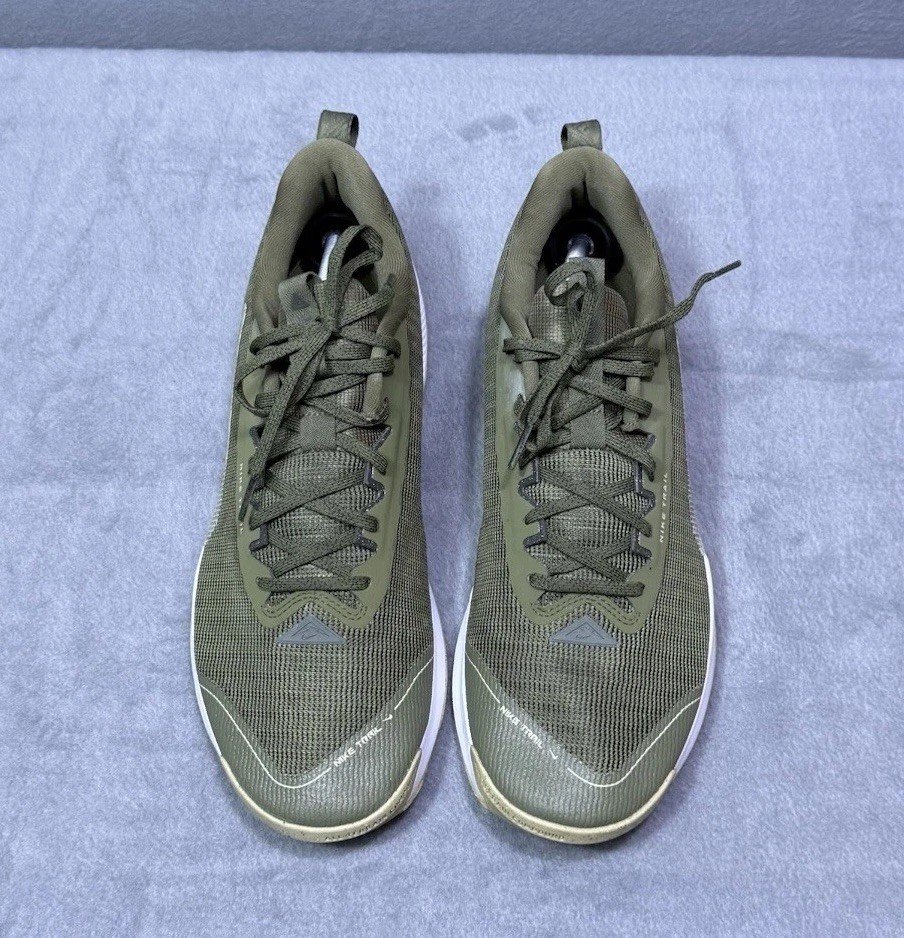 Nike Juniper Trail 3 Running Shoes Mens 12 FQ0904-202 Olive Trail ATC Hiking