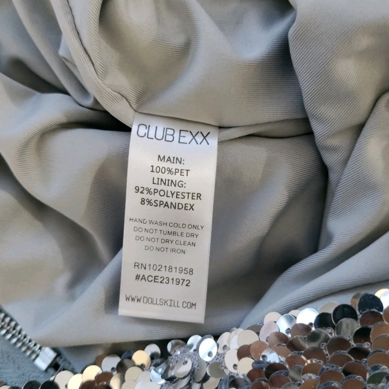Club Exx Mirror Ball Dancer Flare Pants Womans Size Medium