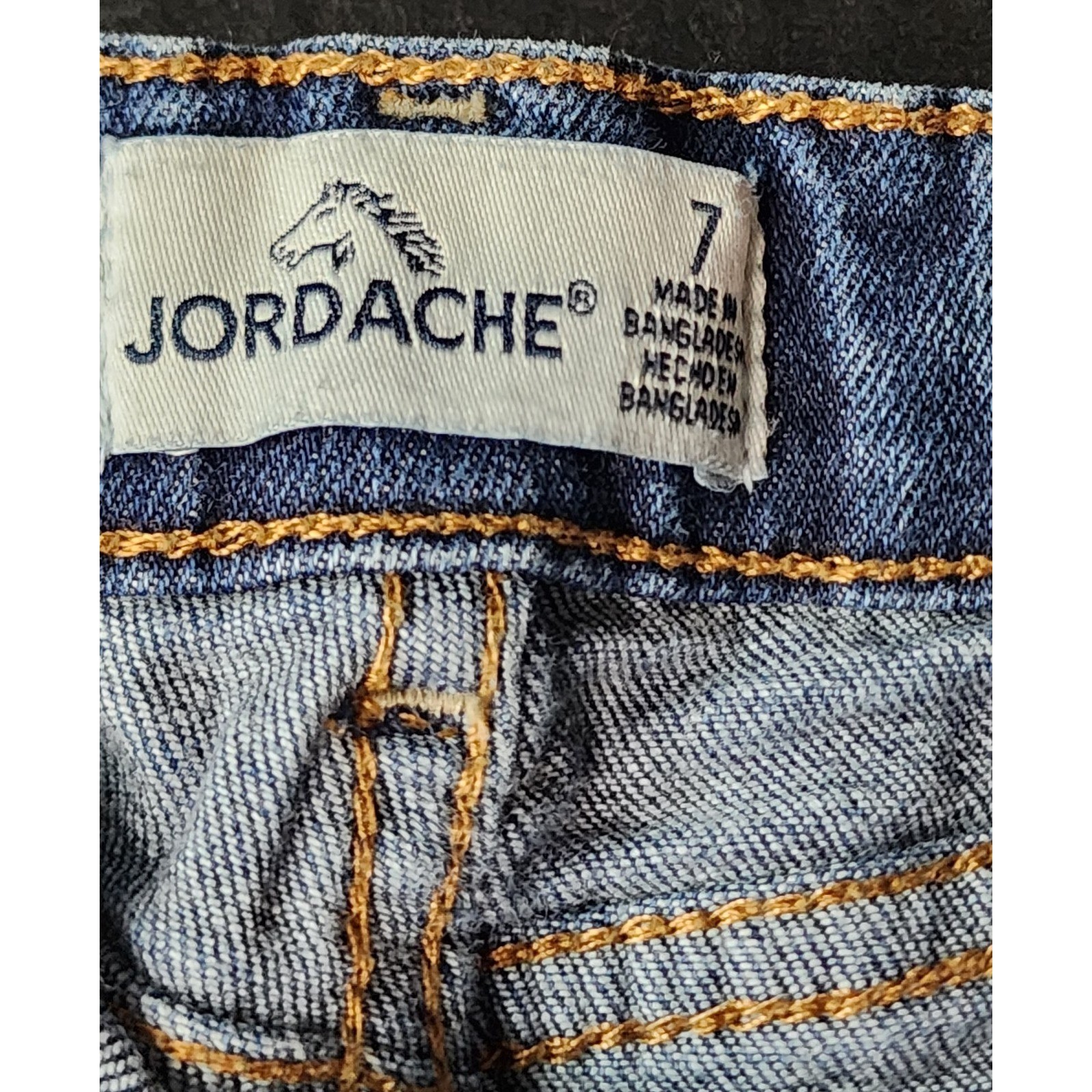Jordache Girls Destructed 90’s Midi Short Size 7 RSC