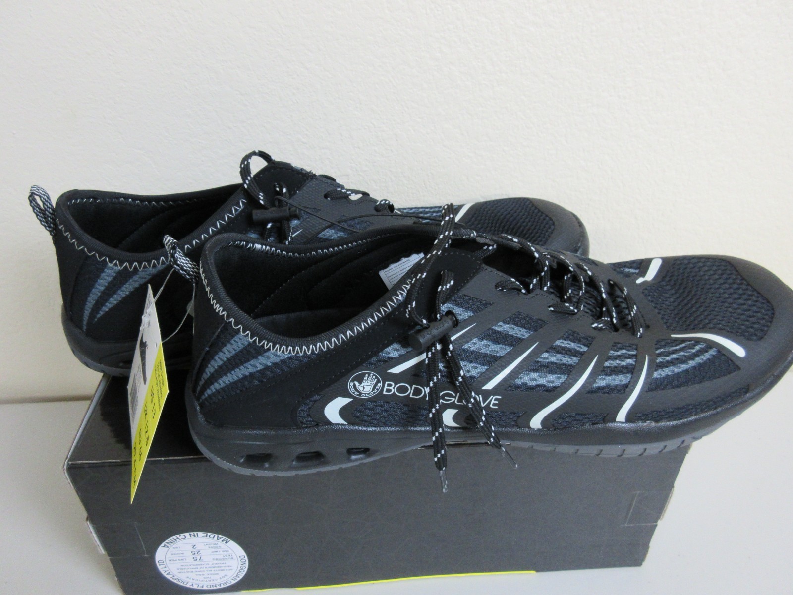Body Glove Men’s Rapid 2.0 Performance Water Shoes Size 13 – Black & Gray (NWB)
