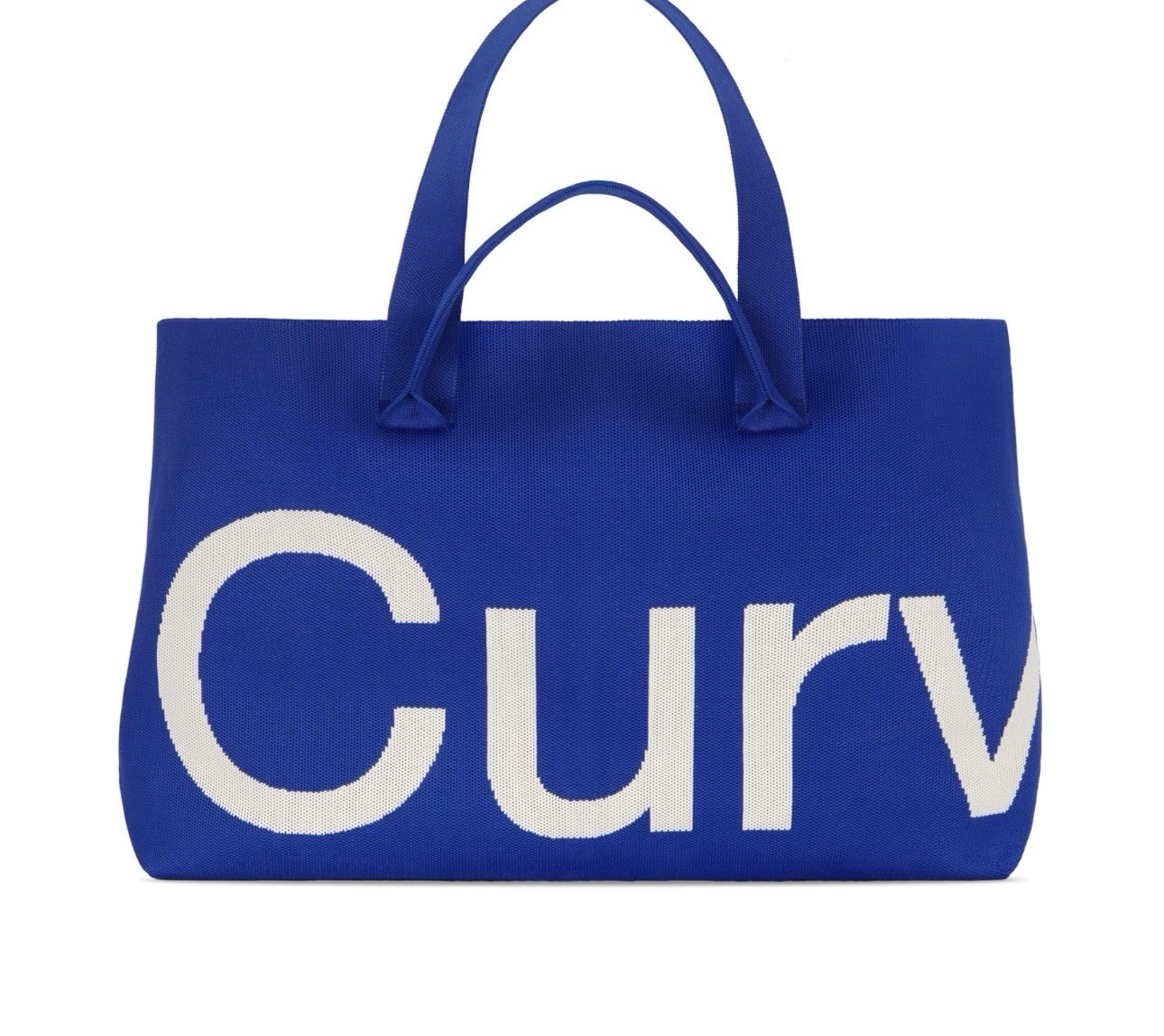 Curves By Sean Brown Tote Bag Sapphire IN HAND READY TO SHIP