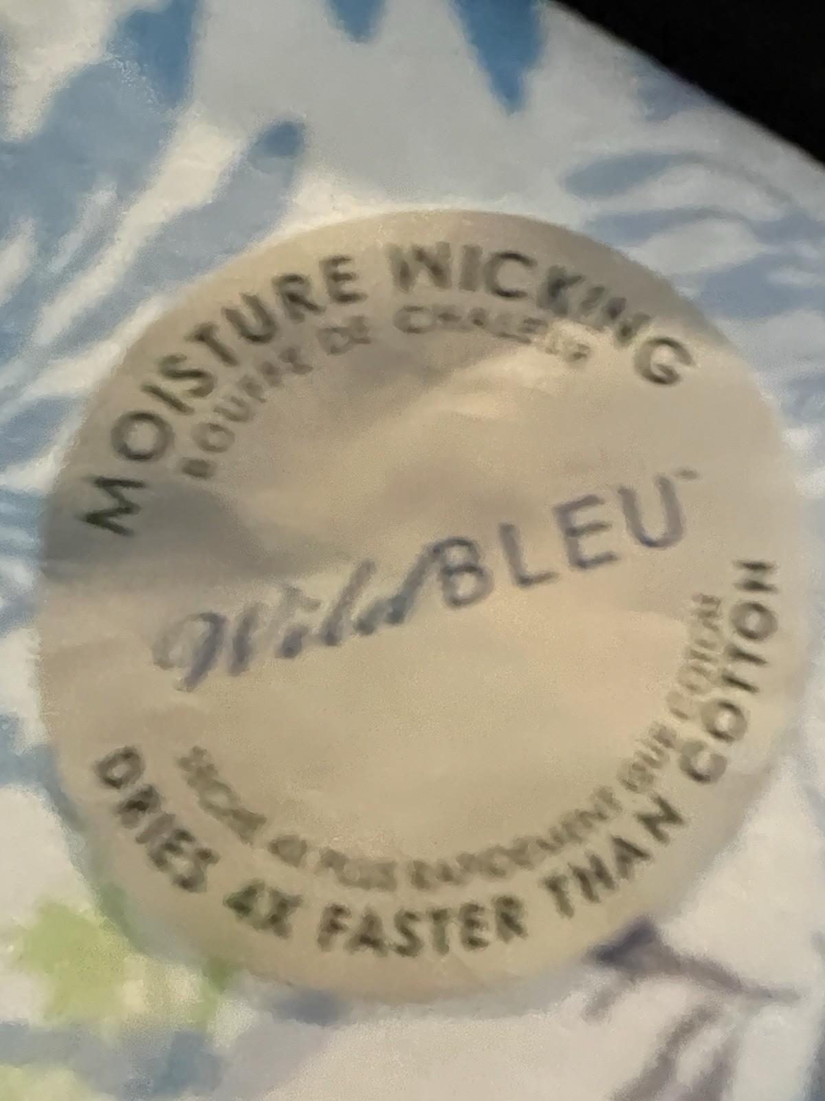 NWT WildBleu Pintuck Moonflower Bamboo Stay Cool Moisture Wicking Sleepshirt XL