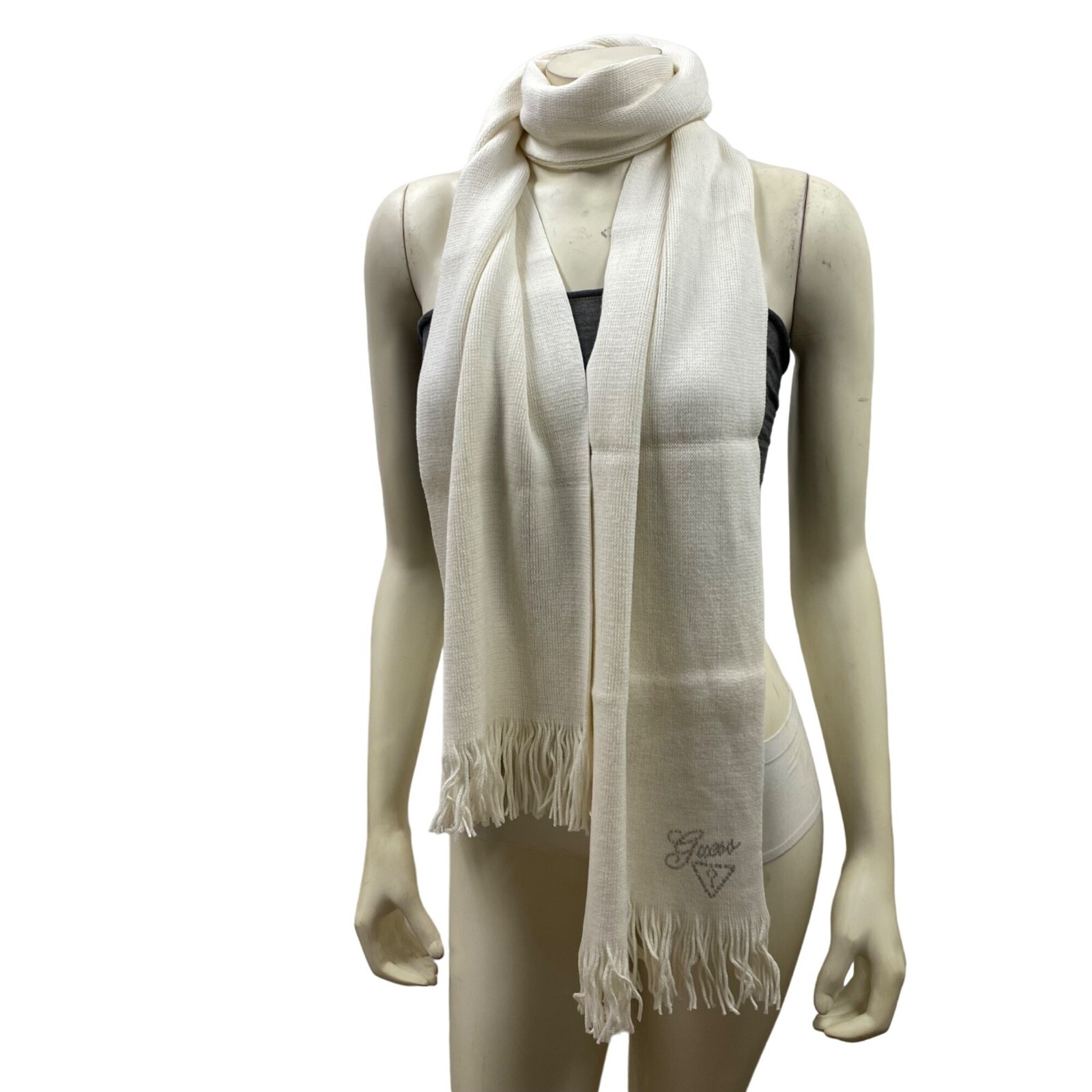 GUESS RHINESTONE LOGO SCARF NEW WITH TAG