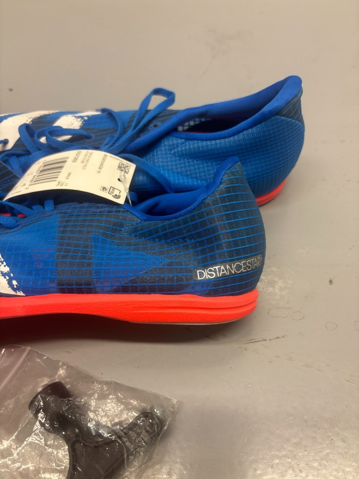 NEW Adidas Distancemaster Track & Field Running Spikes EG1202 Men’s Size 11.5 D