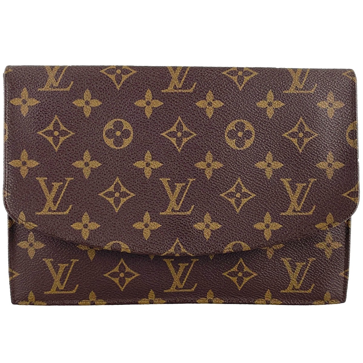 Louis Vuitton Monogram Pochette Rabat 23 Leather Brown Clutch bag 4724