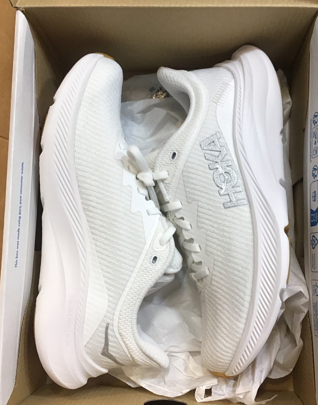 Hoka One One Solimar White Running Shoes Womens 1123075 WWH