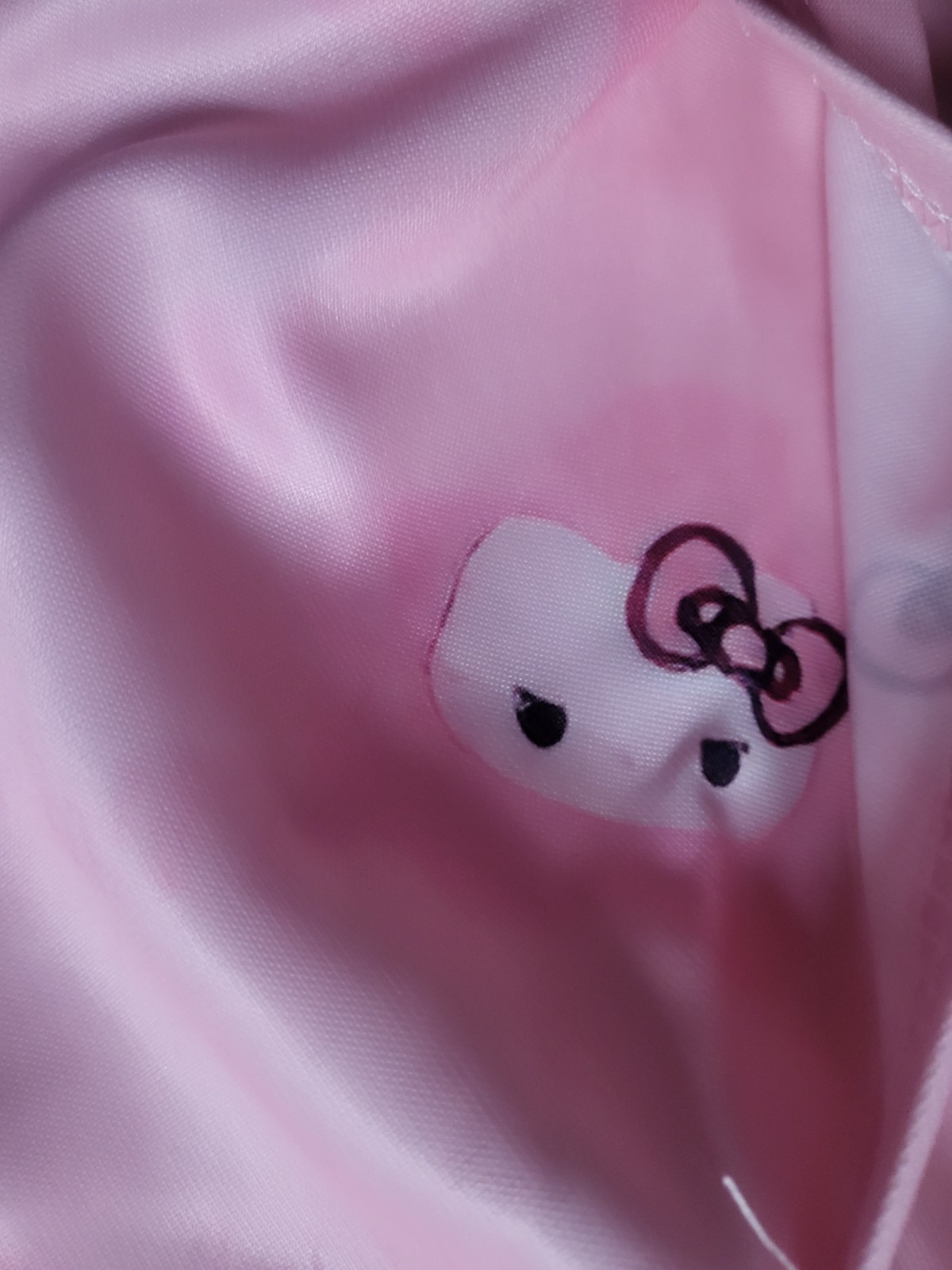 Pink Hello Kitty Zip Up Hoodie Size S Womens Sanrio Gyaru Kawaii Harajuku Y2k