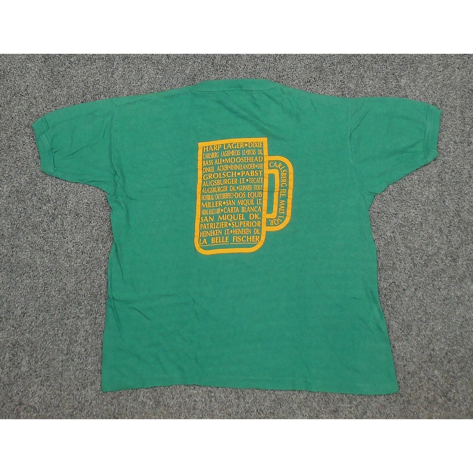 VTG 80s Interurban Eating House Beer Bar Graphic T-Shirt Boxy Thrashed Boxy