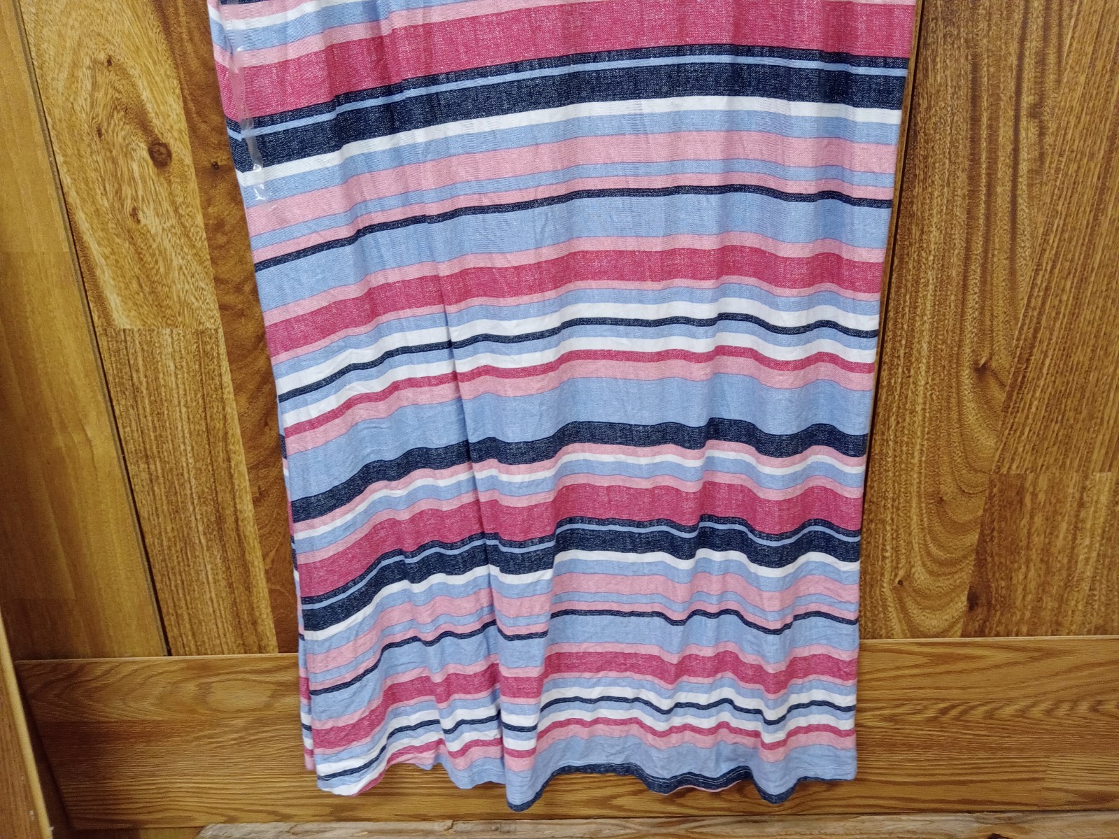 Lane Bryant Dress Multicolor Striped V-Neck Open Sleeves Dress Summer Size 18 20