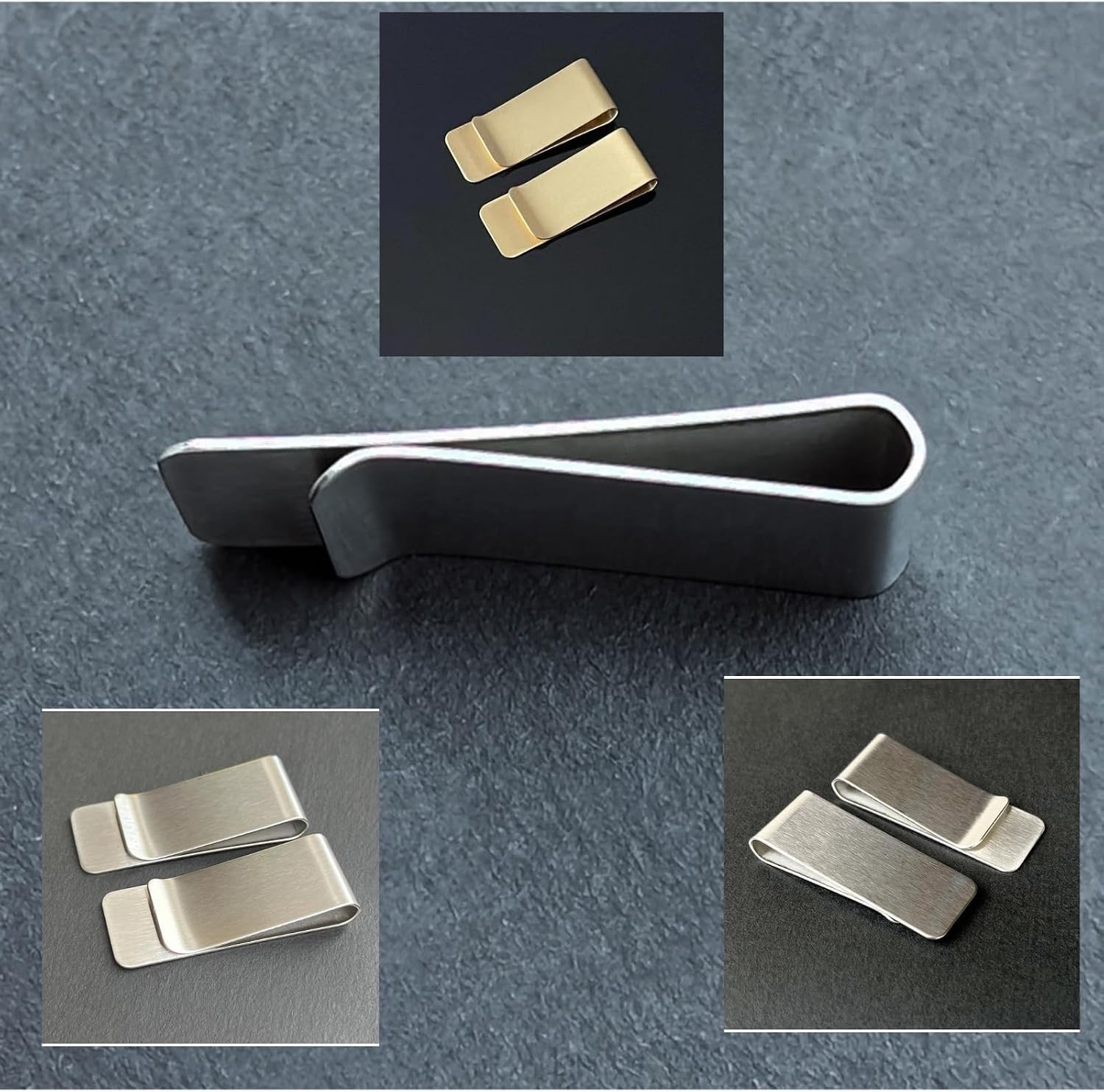 Ultra-Thin 3-Pack Men’s Money Clips – Perfect for Front Pocket Organization