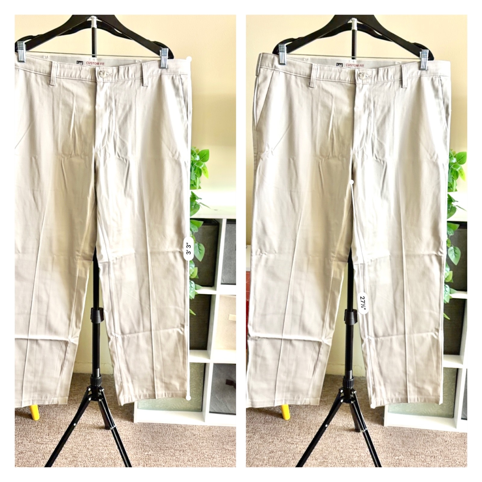EUC Lee Custom Fit Regular Straight Leg Khaki Men’s Pants 40×32 Jeans