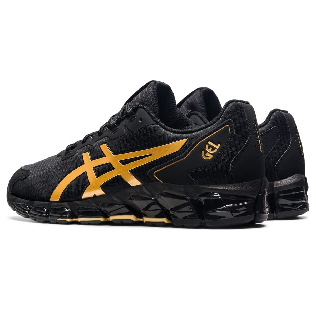 ASICS Men’s Gel-Quantum 360 6 Trainer Shoes, 10 US,Black/Pure Gold, VERY RARE