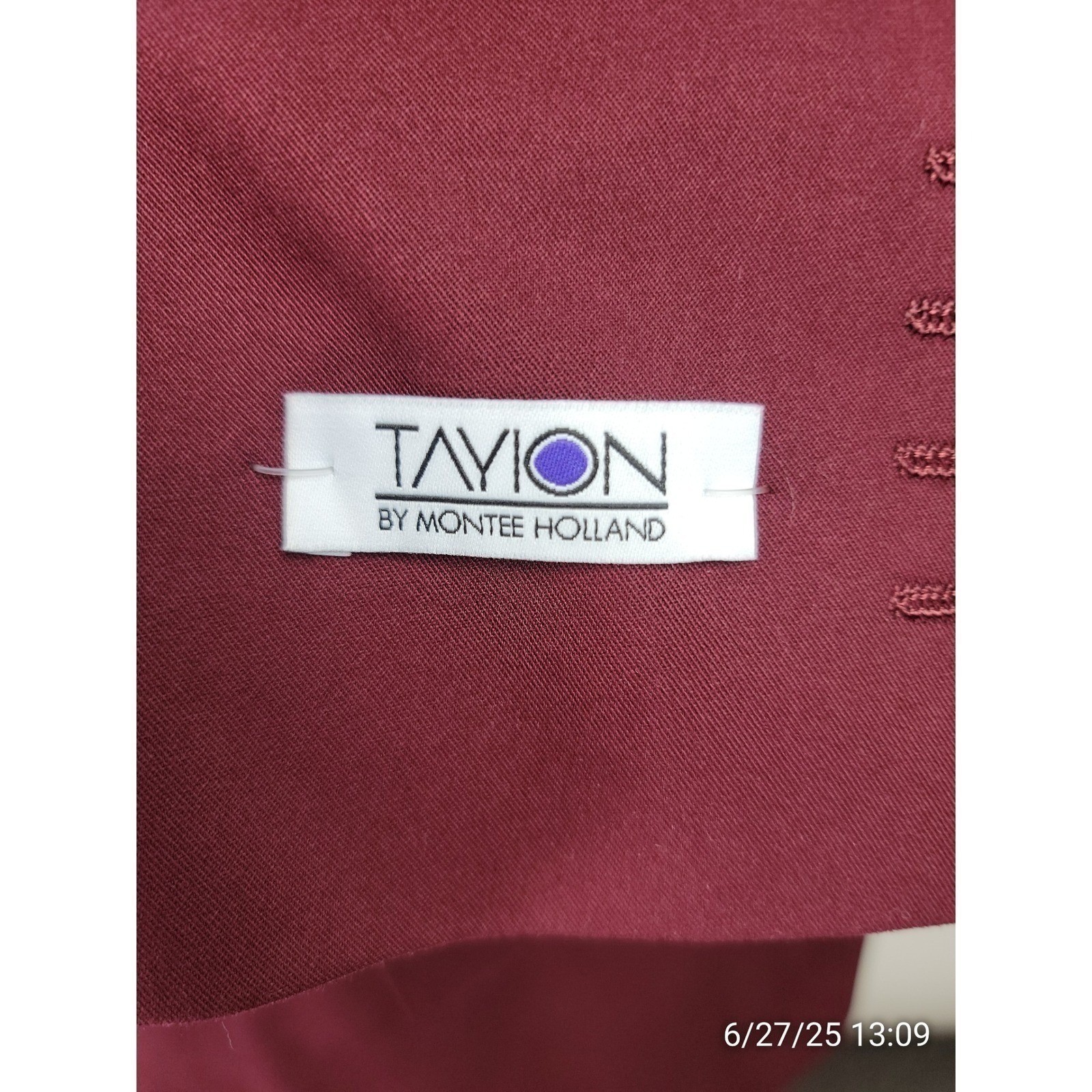 Tayion Sport Coat Mens 46L Red Two Button Modern Fit Blazer Suit Jacket NWT