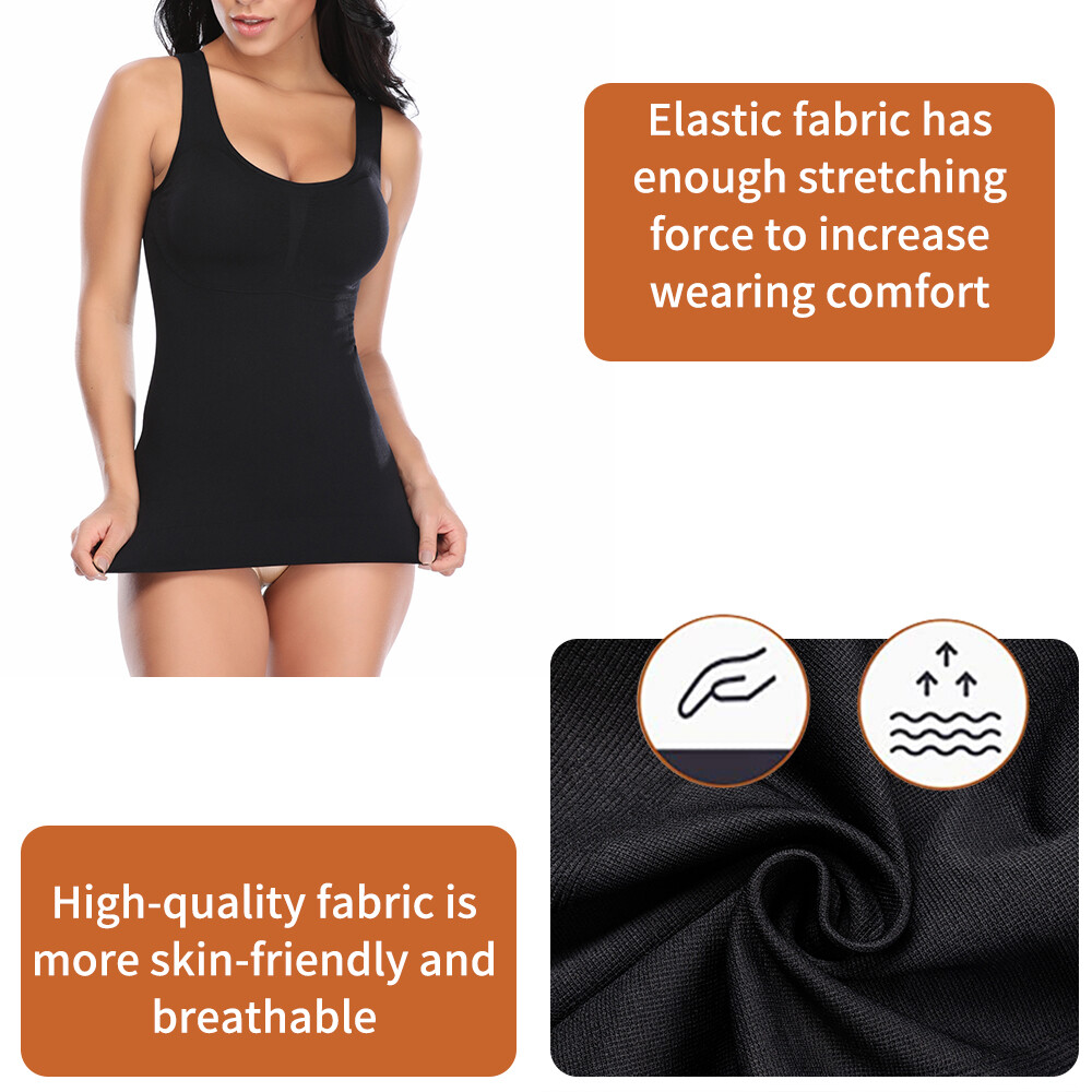 Women Body Shaper Compression Vest Tank Top Slimming Corset Top Undershirts
