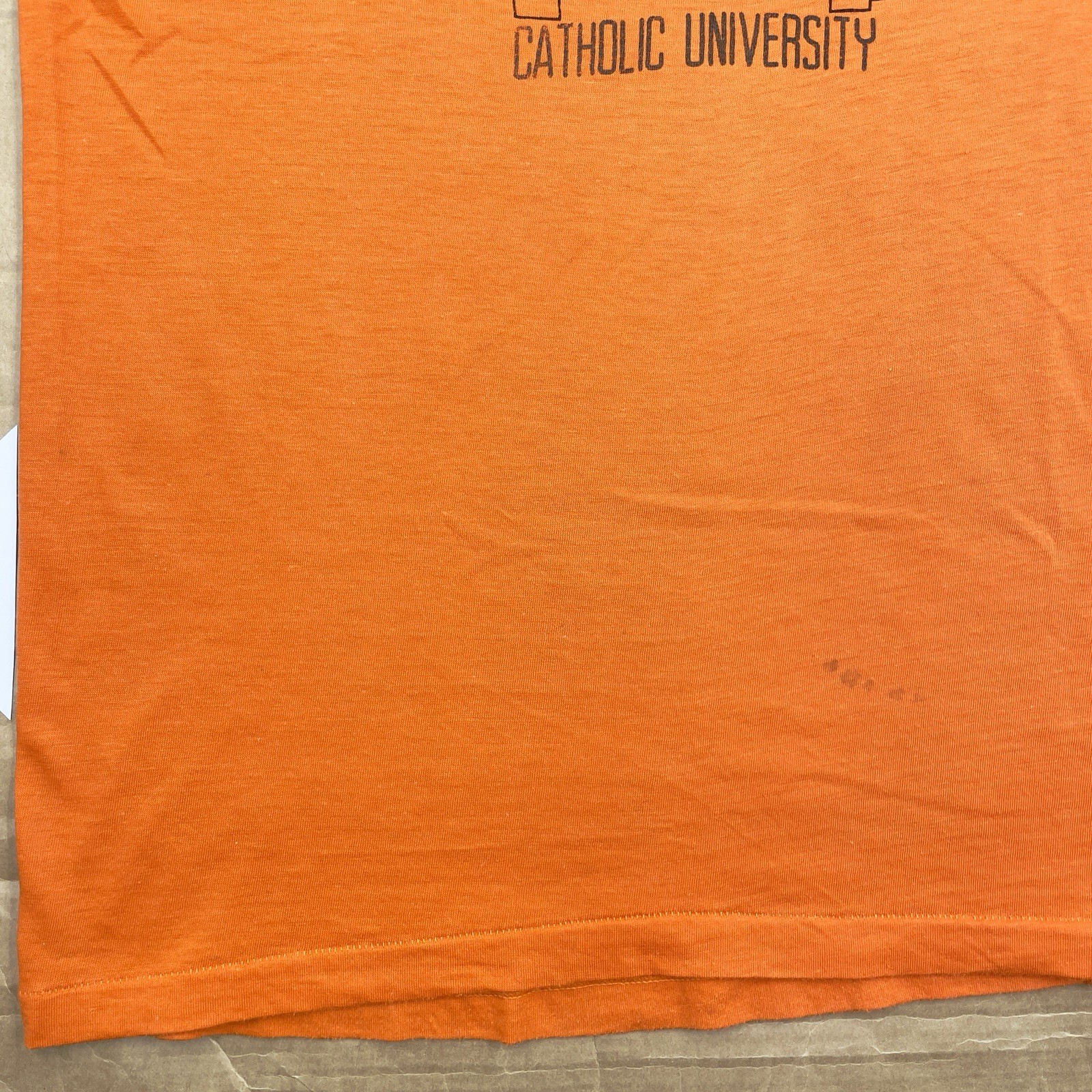 VTG 70s Ziggy 20.75” x 27.25” Catholic University Humor T Shirt