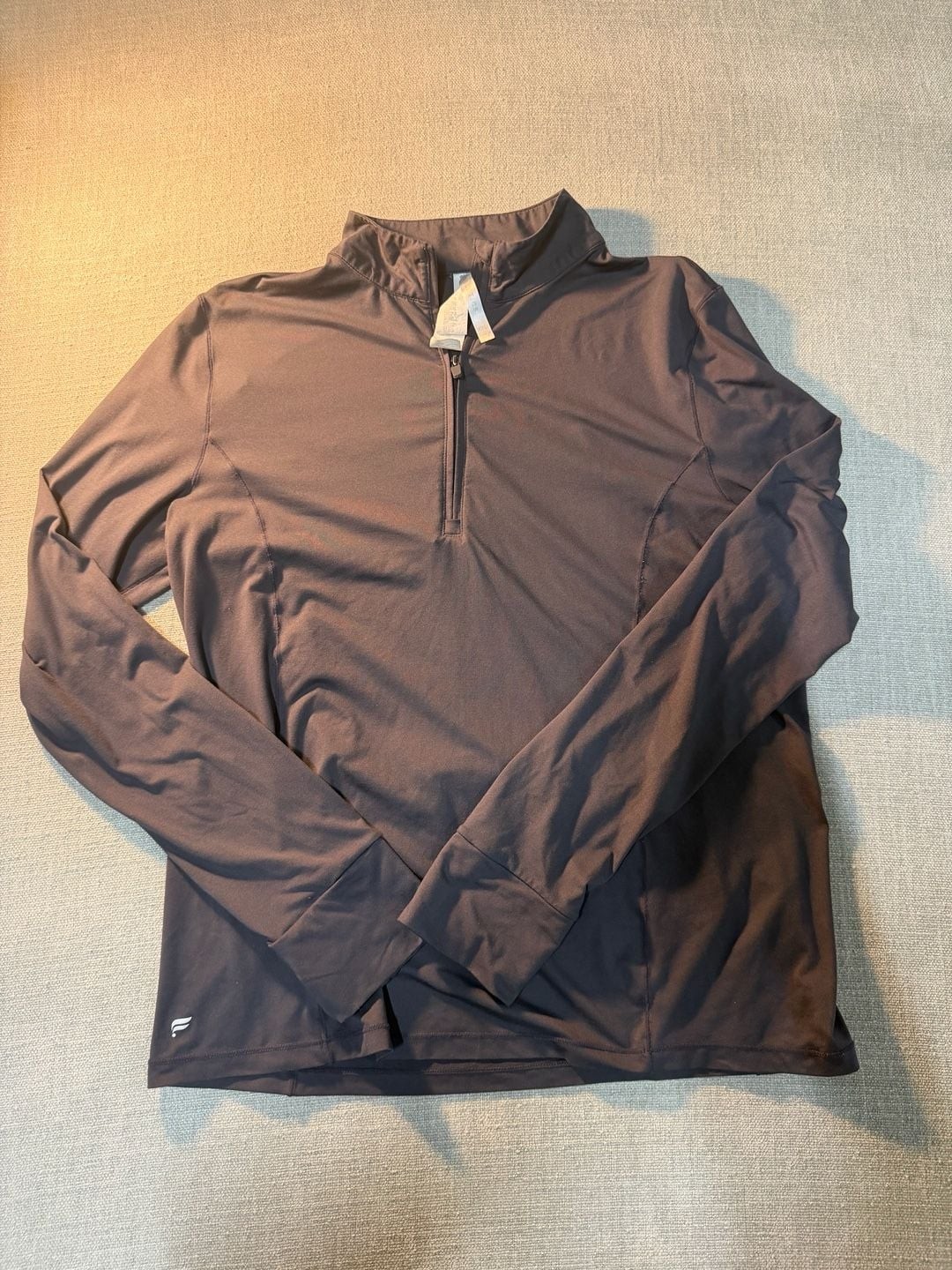 Fabletics Feather Tech Half-Zip Pullover Long Sleeve Workout Top