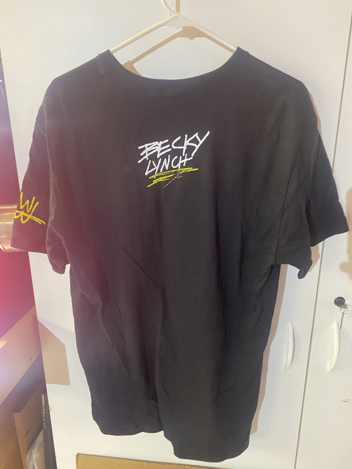 WWE Authentic Becky Lynch Black T-Shirt “Back In Business Bex” XL 2025