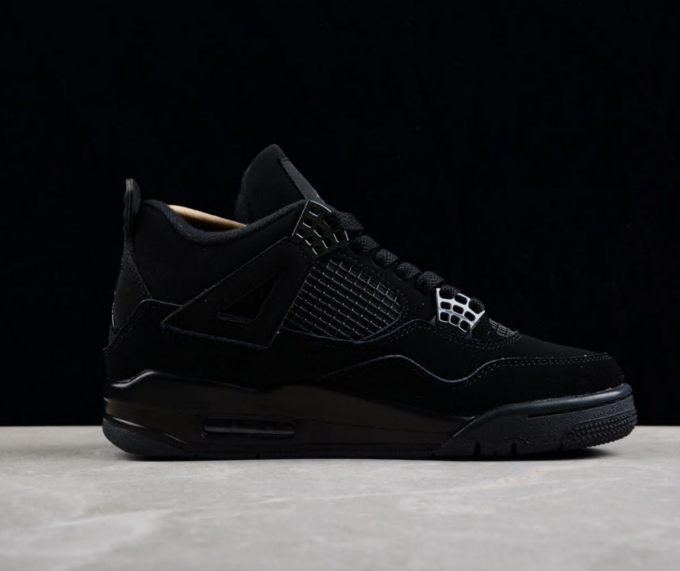 Men’s Jordan 4 Retro “Black Cat” Basketball Shoes Mid Top Us Size 7-12