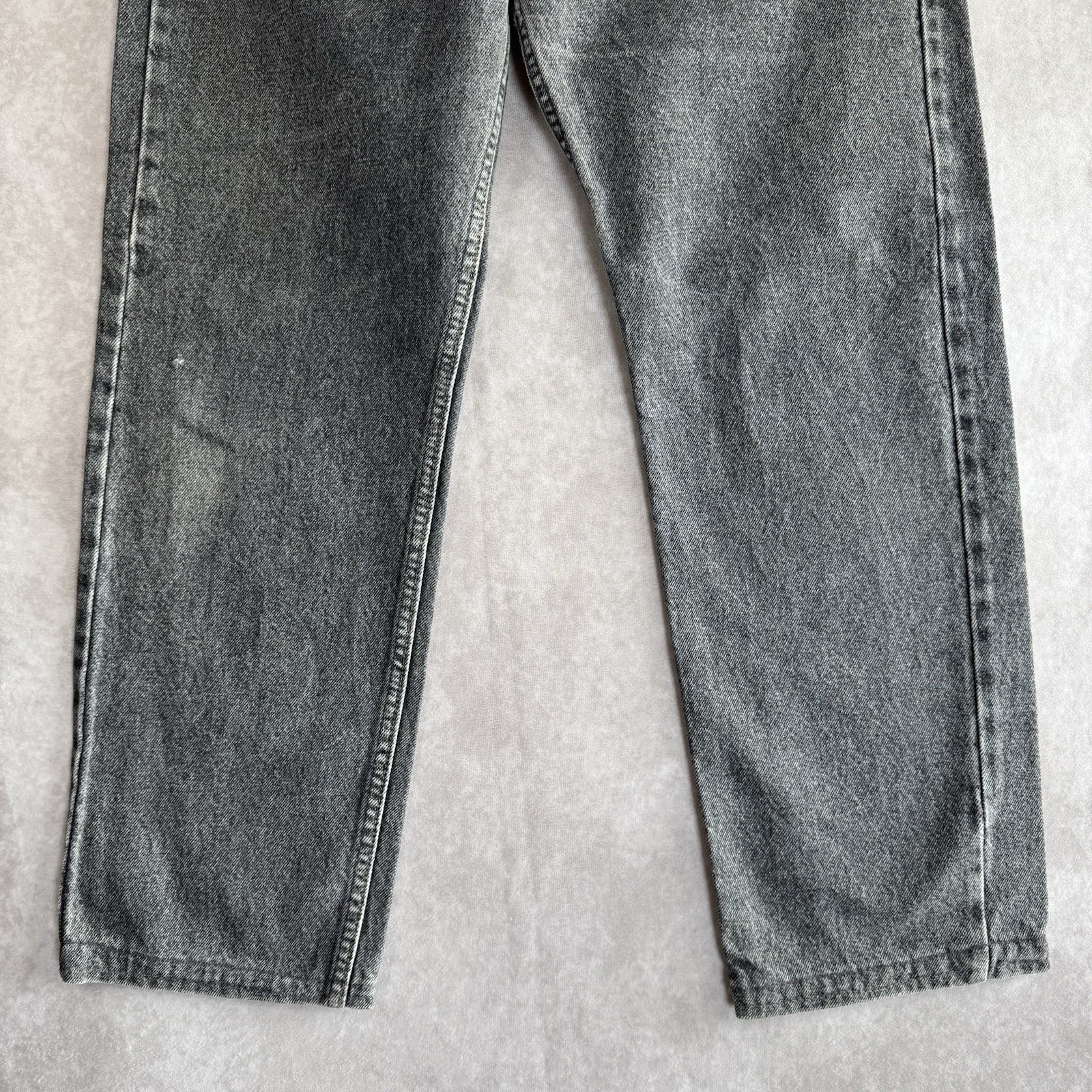 Levi’s 615 Jeans Men’s W32 L29 Grey Regular Straight Fit Zip Fly Orange Tab 90s
