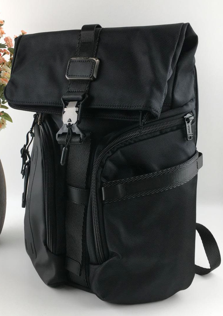 TUMI Alpha Bravo Logistic Backpack 232759D Men’s Black NEW